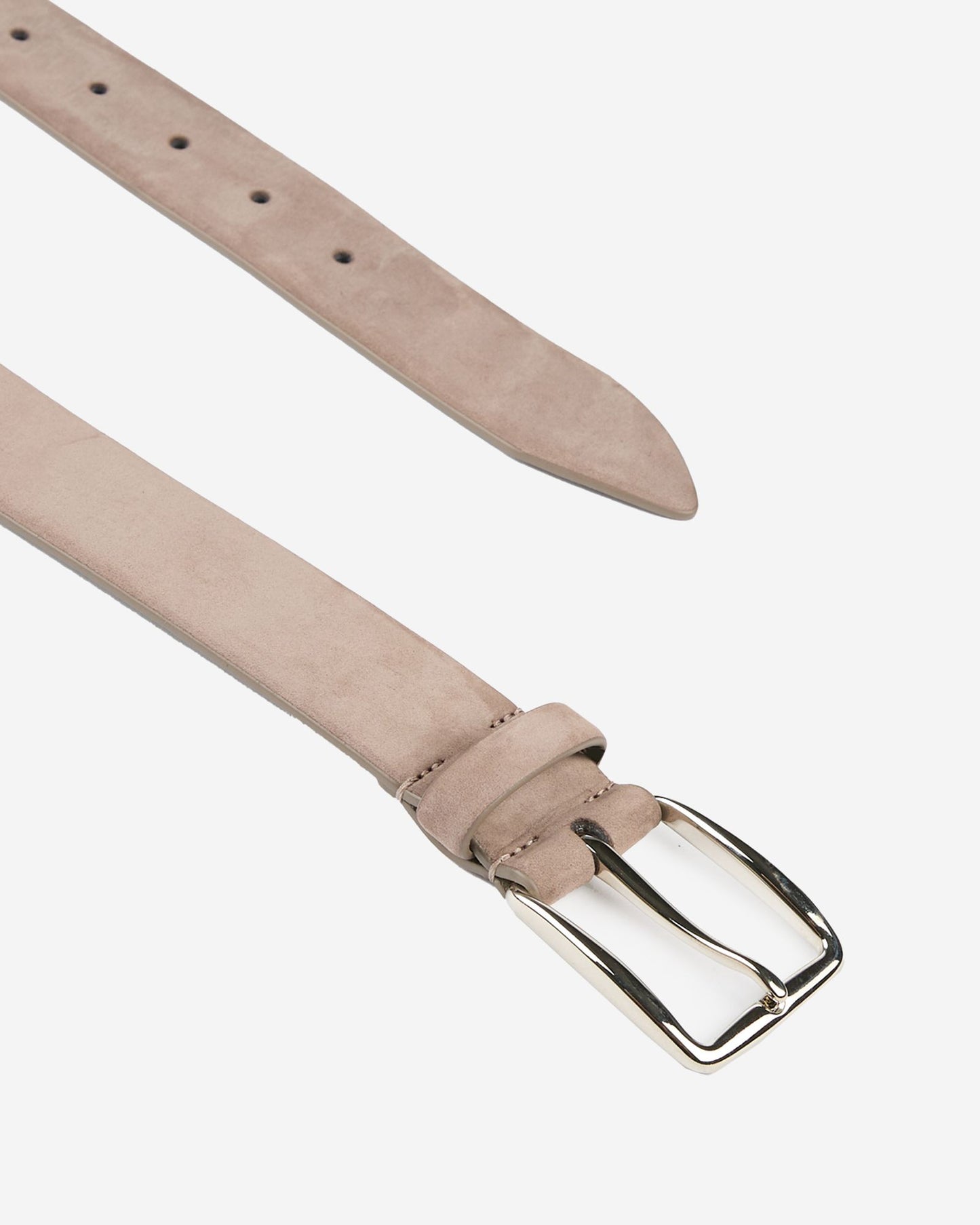 Nubuck leather belt