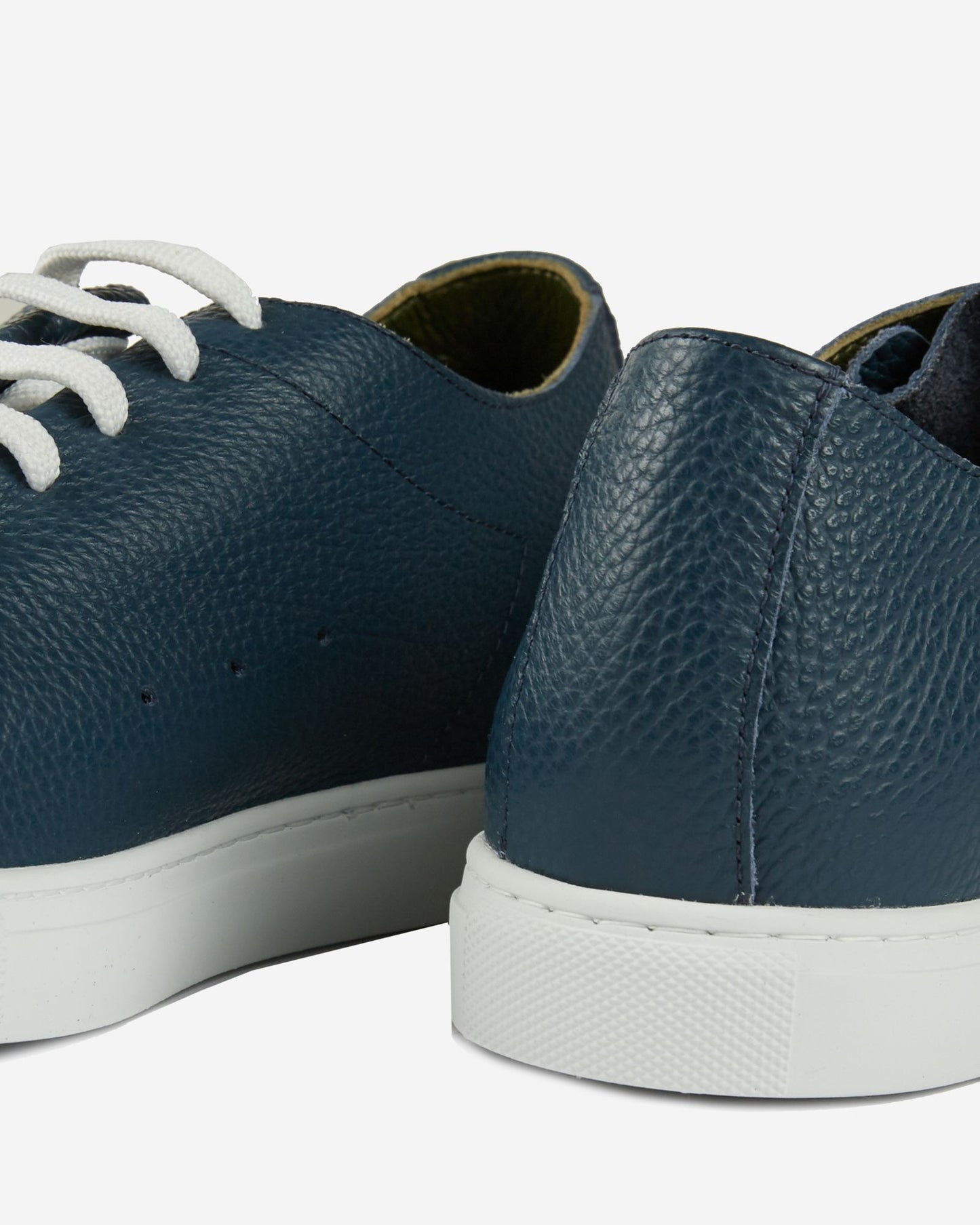 Slowear - Hammered calfskin sneakers - ivory