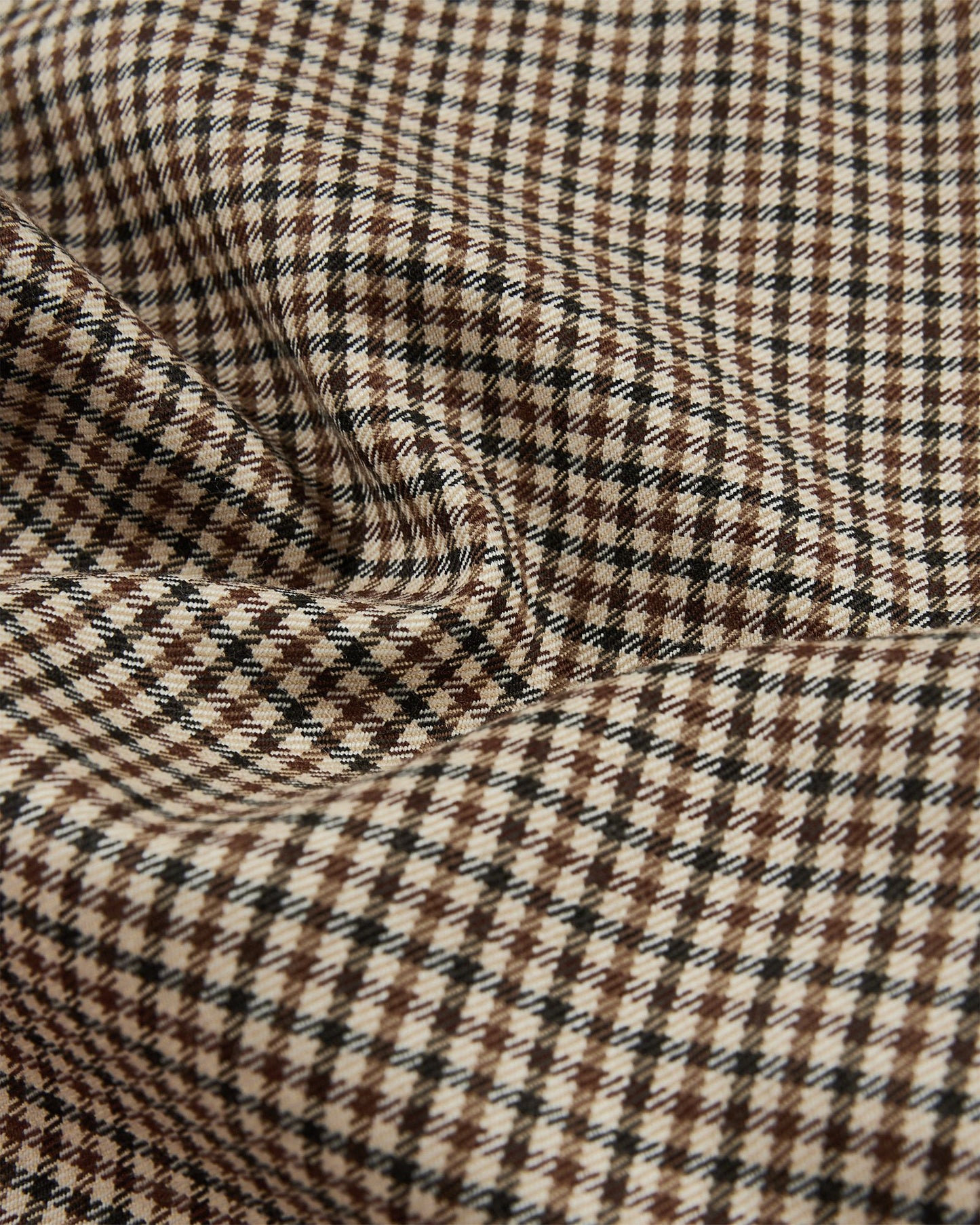 Wide fit trousers in wool twill