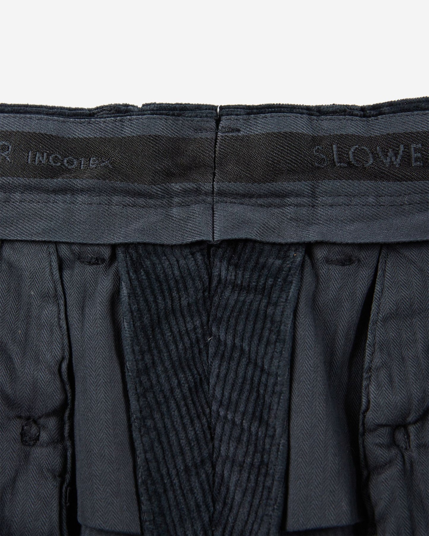 Slim fit corduroy trousers
