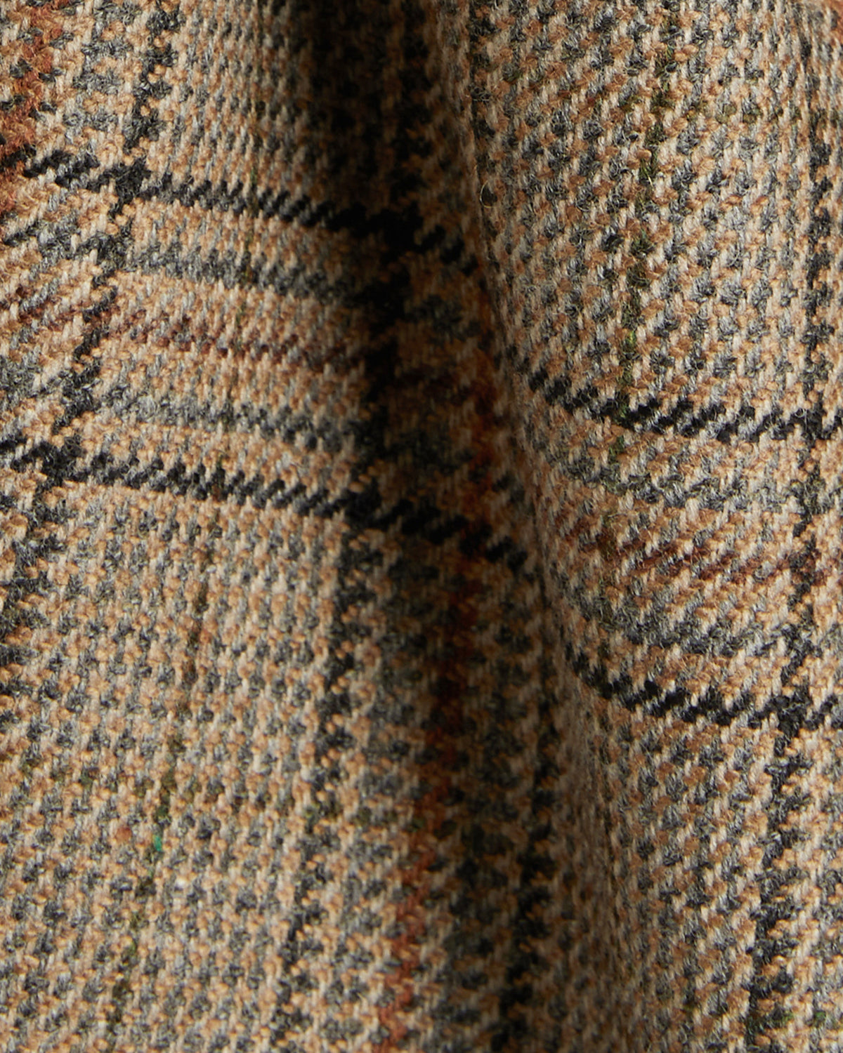 Pantalone straight fit in lana Shetland