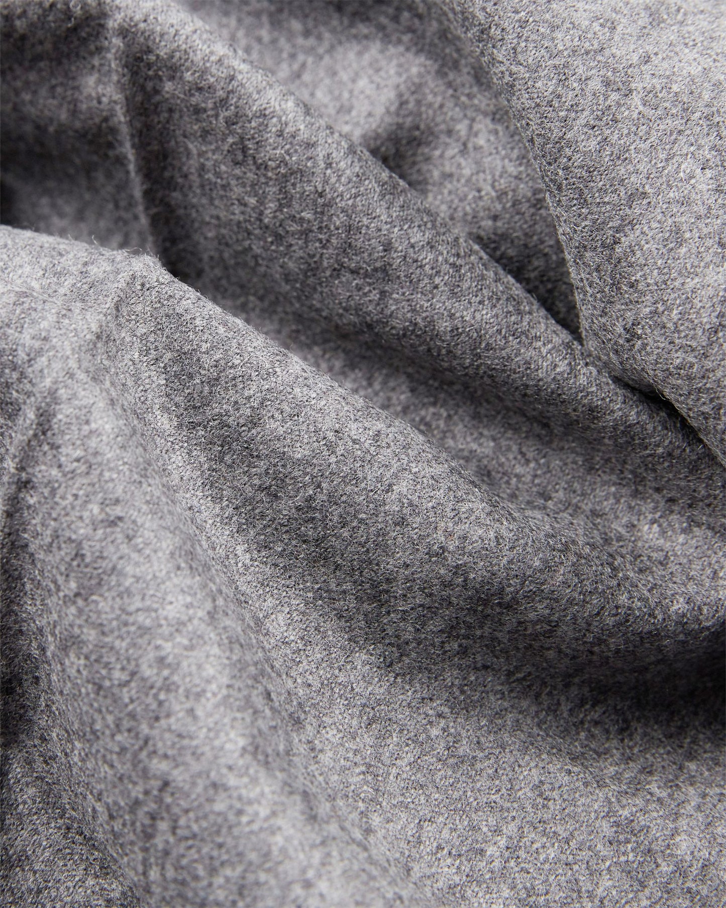 Slim fit wool and cashmere flannel trousers