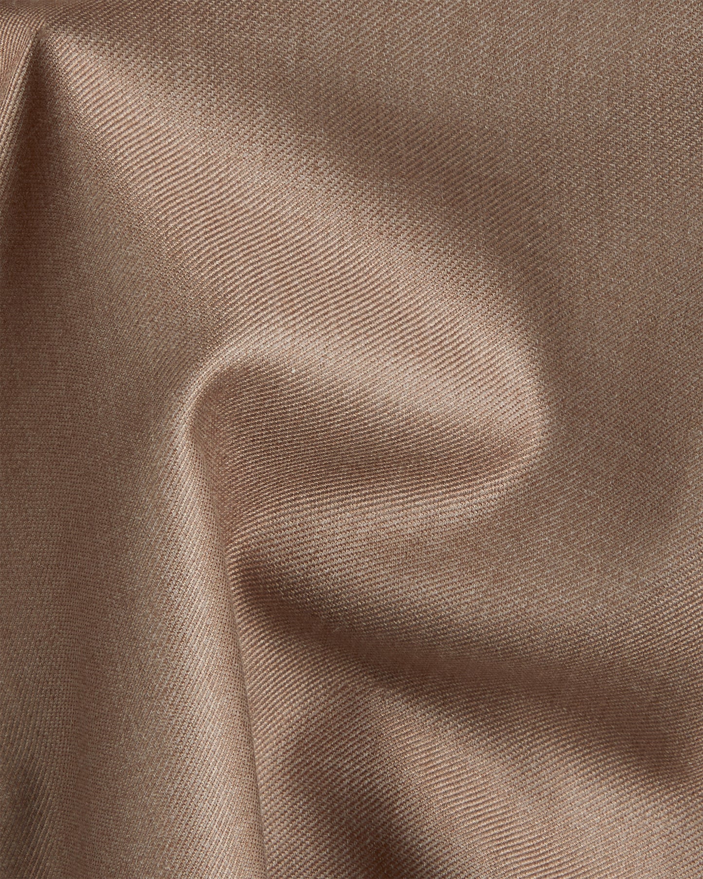 Pantalone regular fit in twill di lana e seta