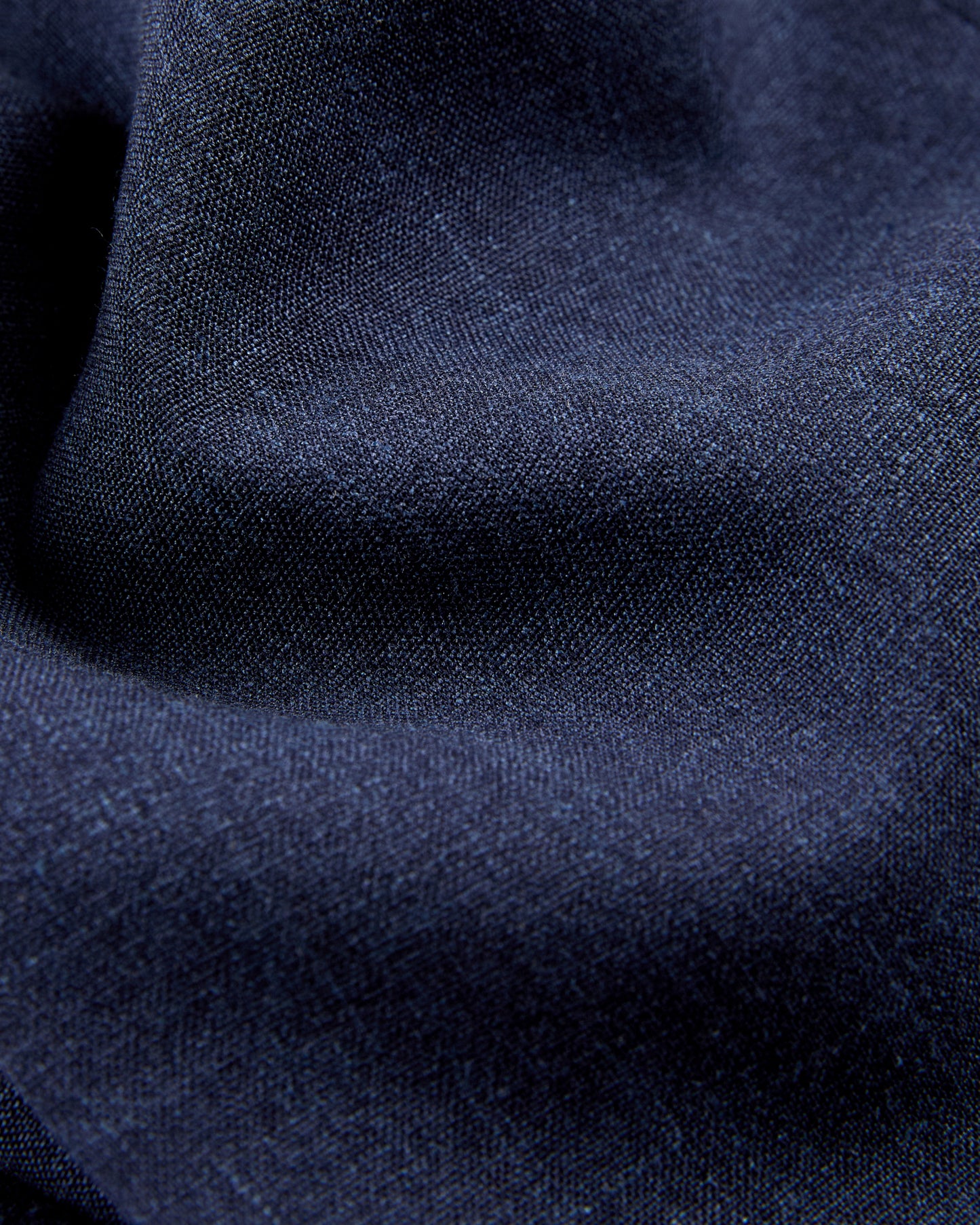 Regular fit wool, linen and silk fabric trousers