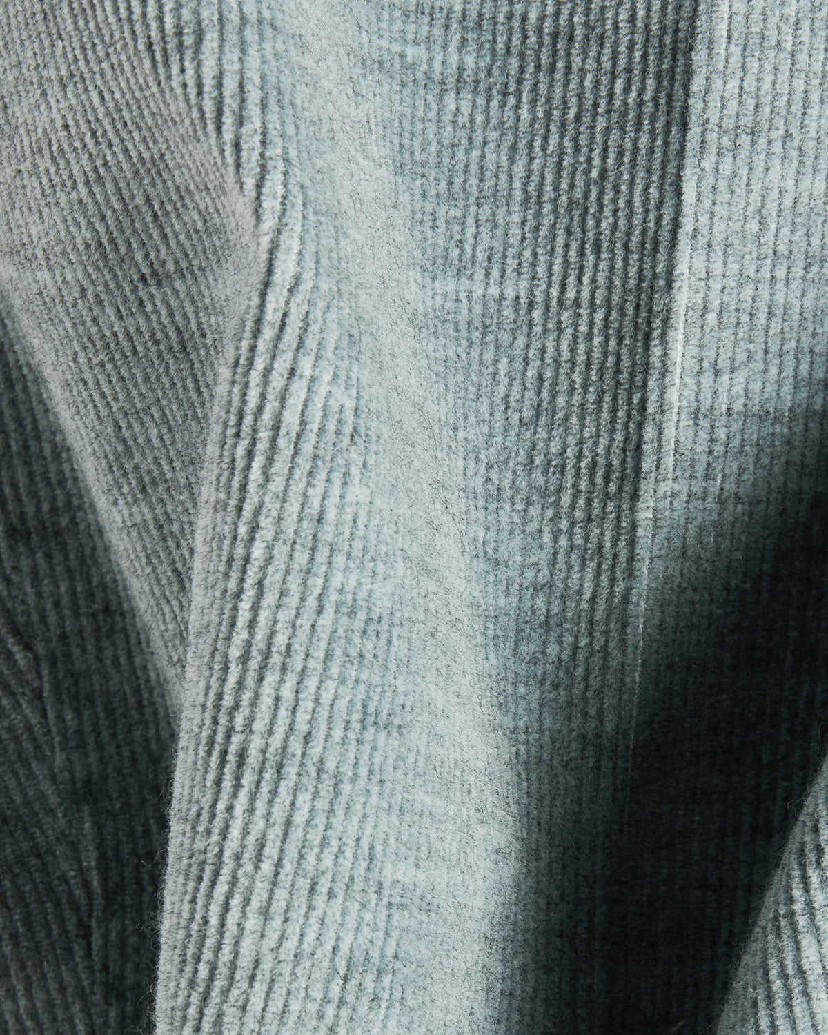 Pantalone regular fit in velluto di cotone e cashmere
