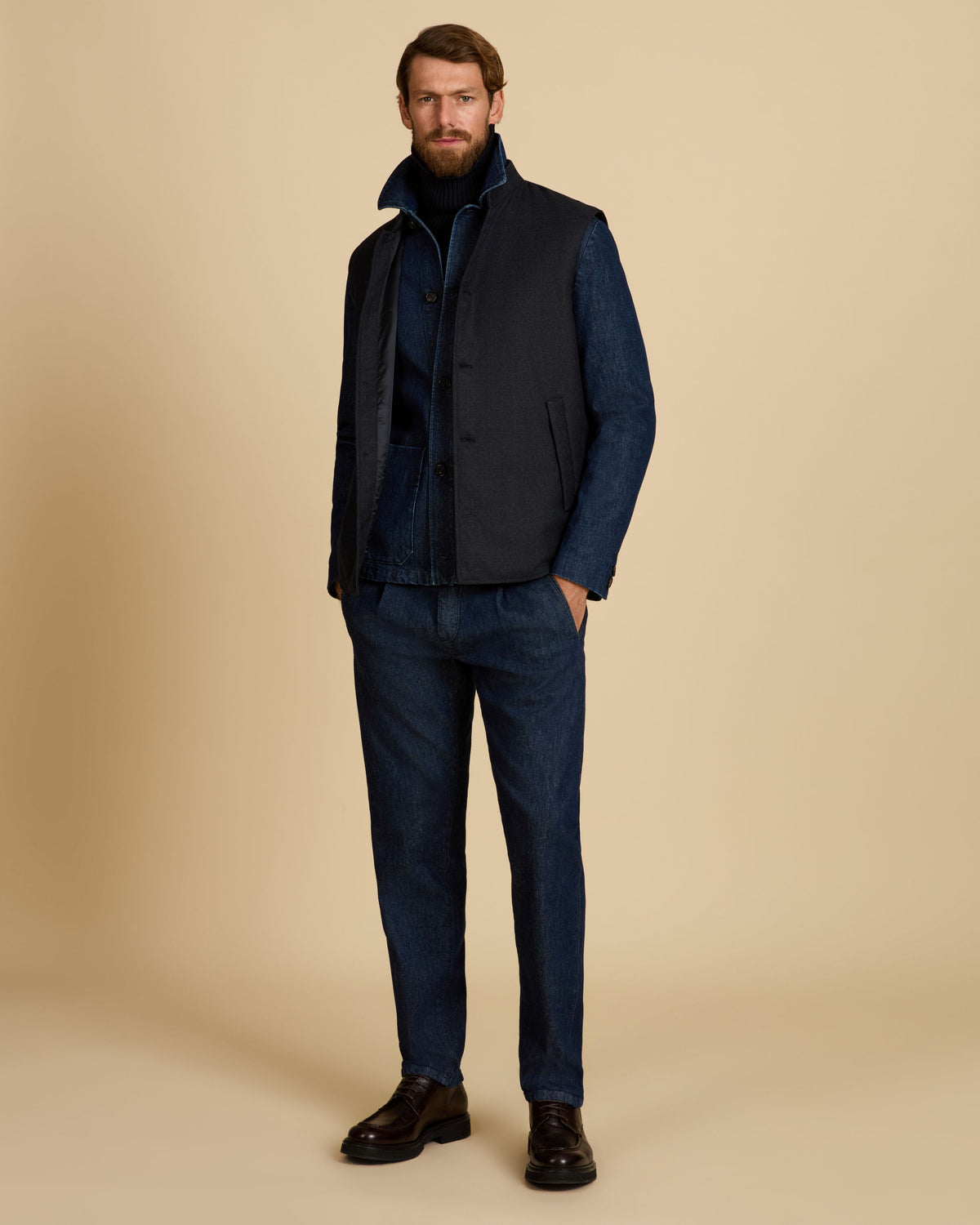Chore jacket in denim