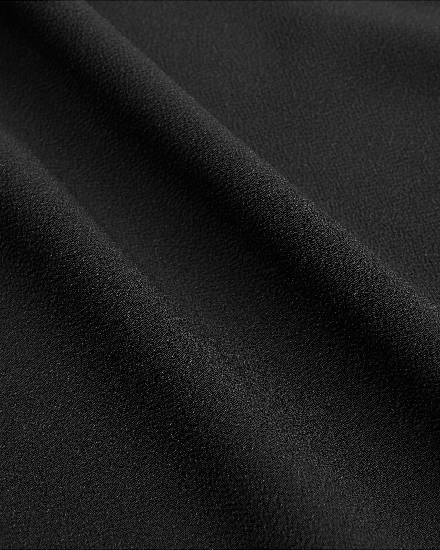 Glanshirt - Sleeveless blouse in Crêpe de Chine and silk - black