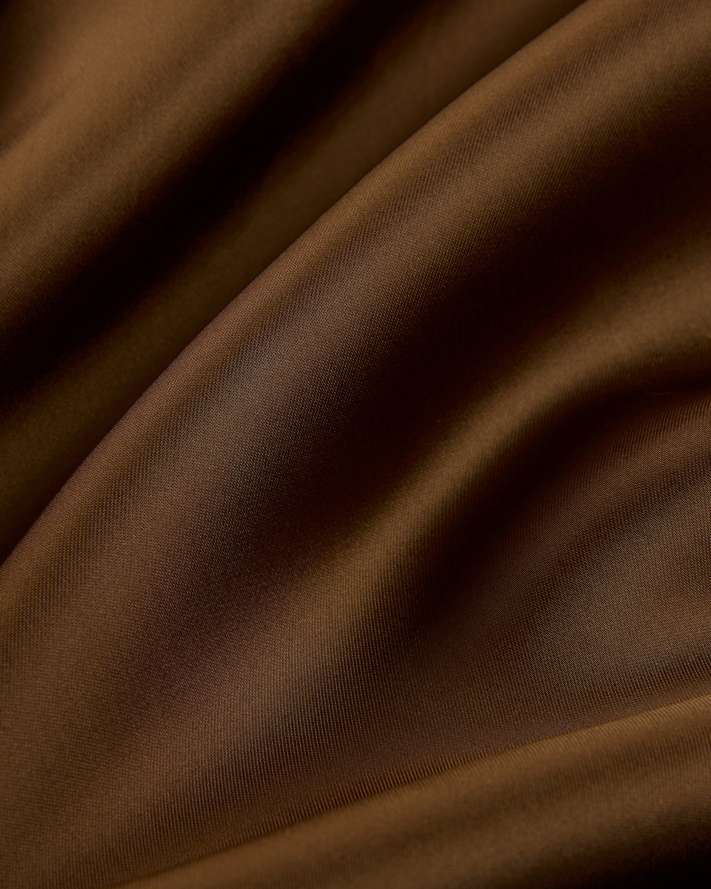 Tunic dress in glossy satin