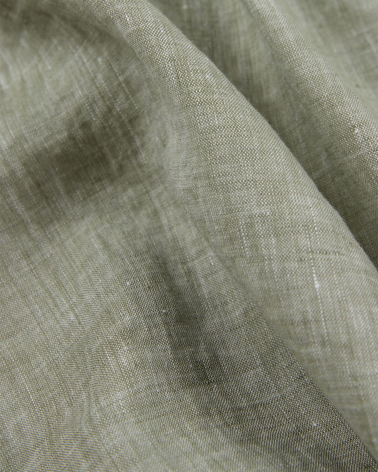 Glanshirt - Linen canvas shirt - origane green