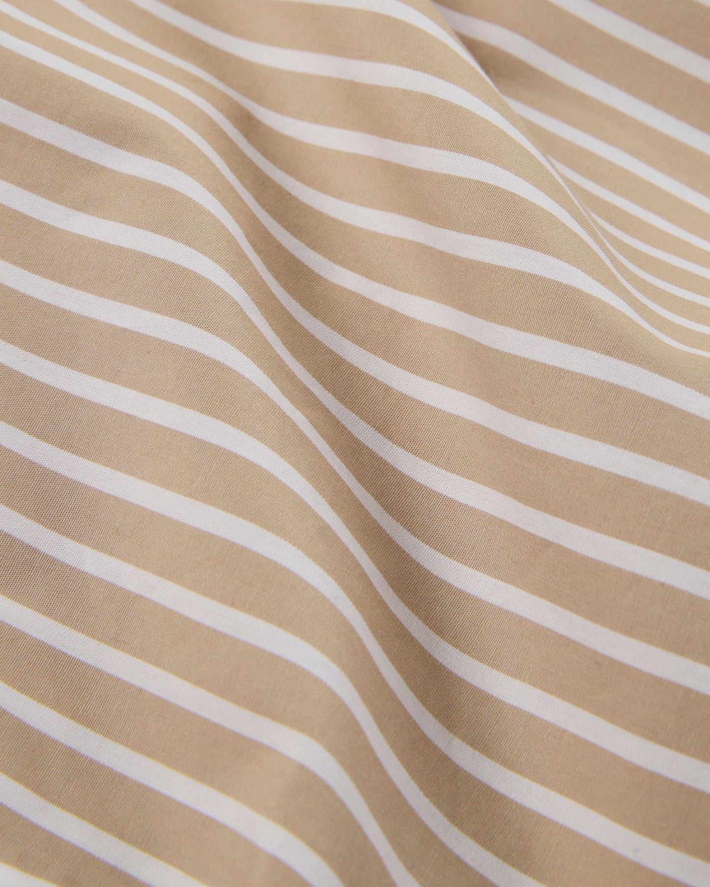 Glanshirt - Regular fit cotton poplin shirt - light beige