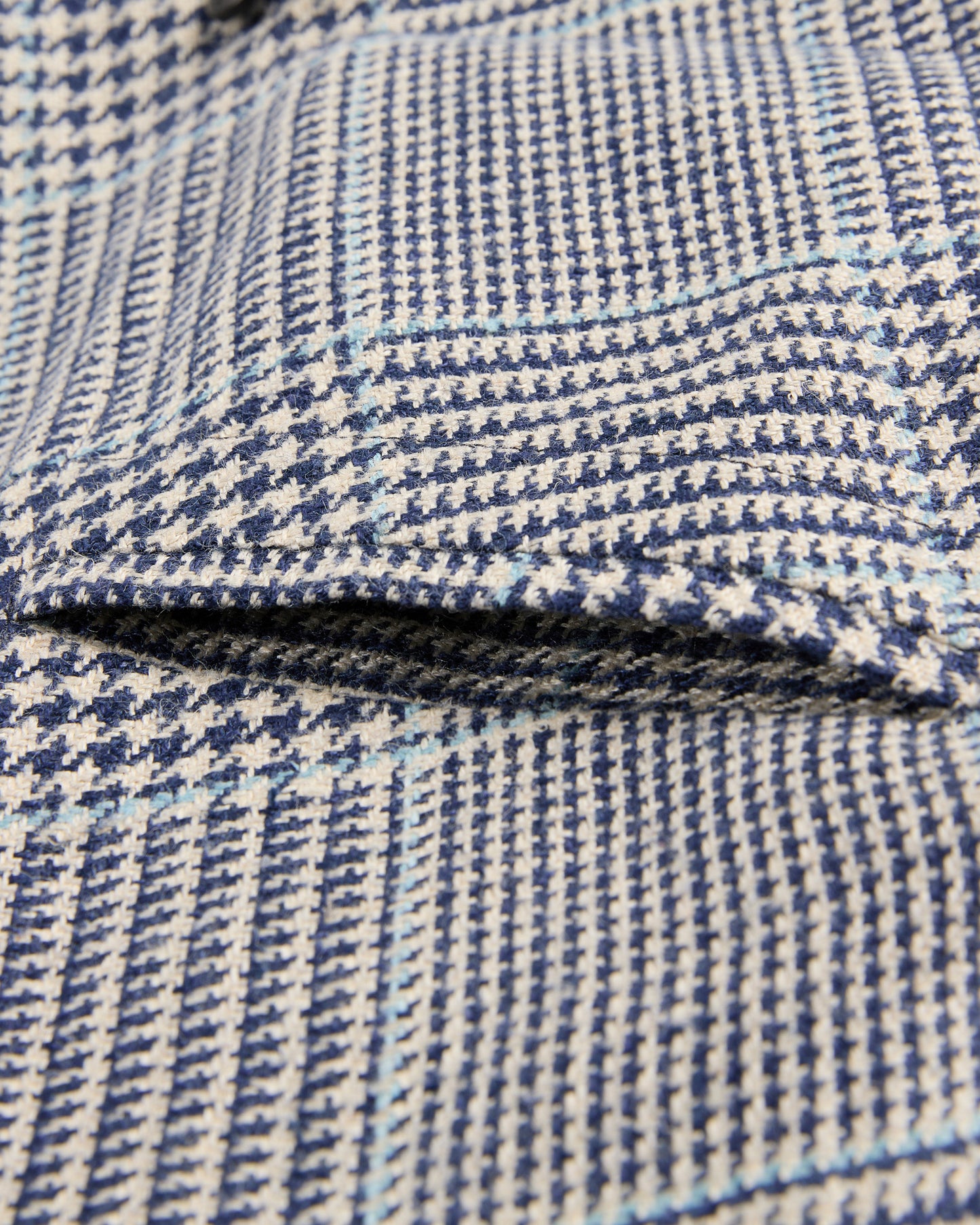 Doppiopetto regular fit in lino e seta