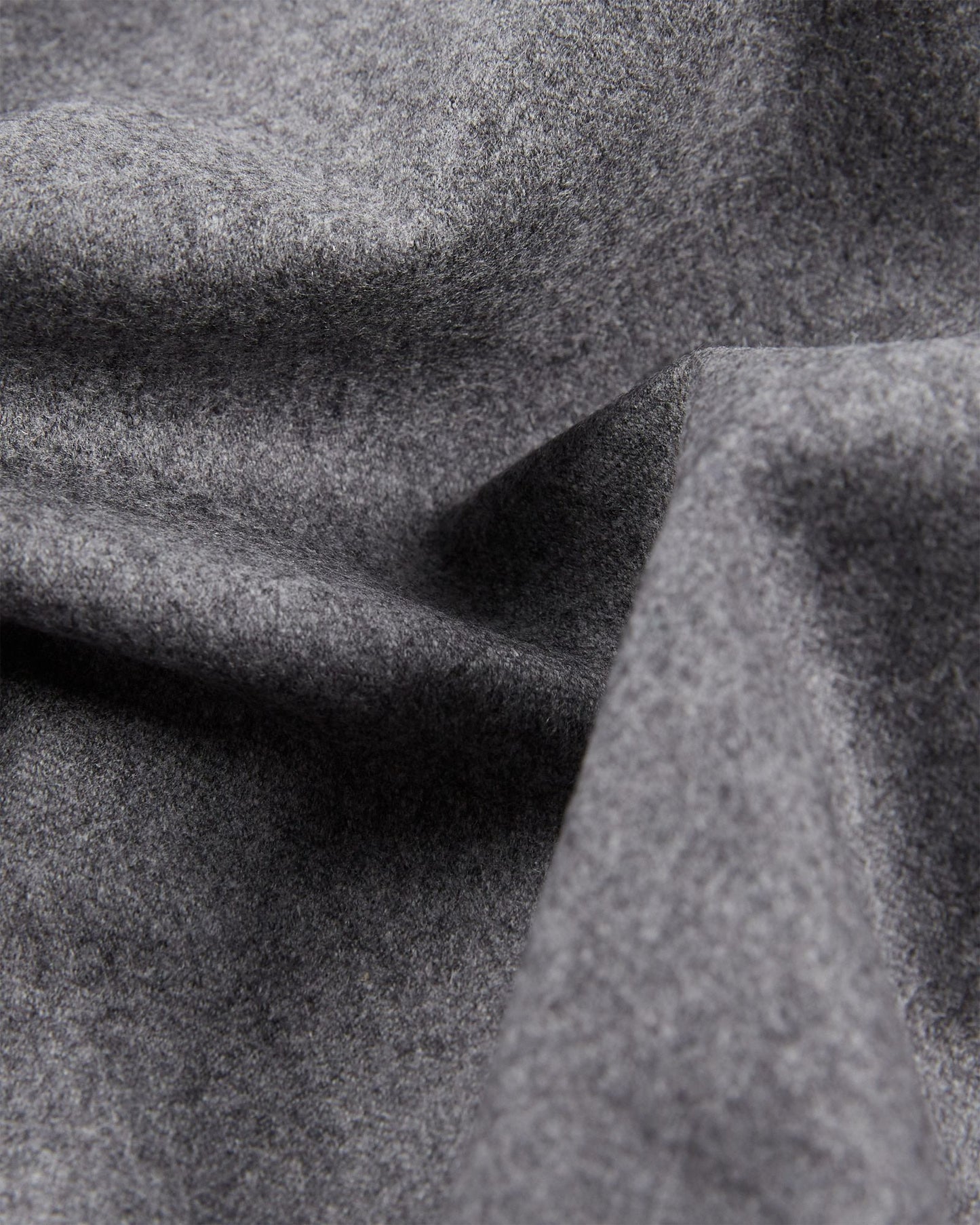 Slim fit wool and cashmere flannel jacket