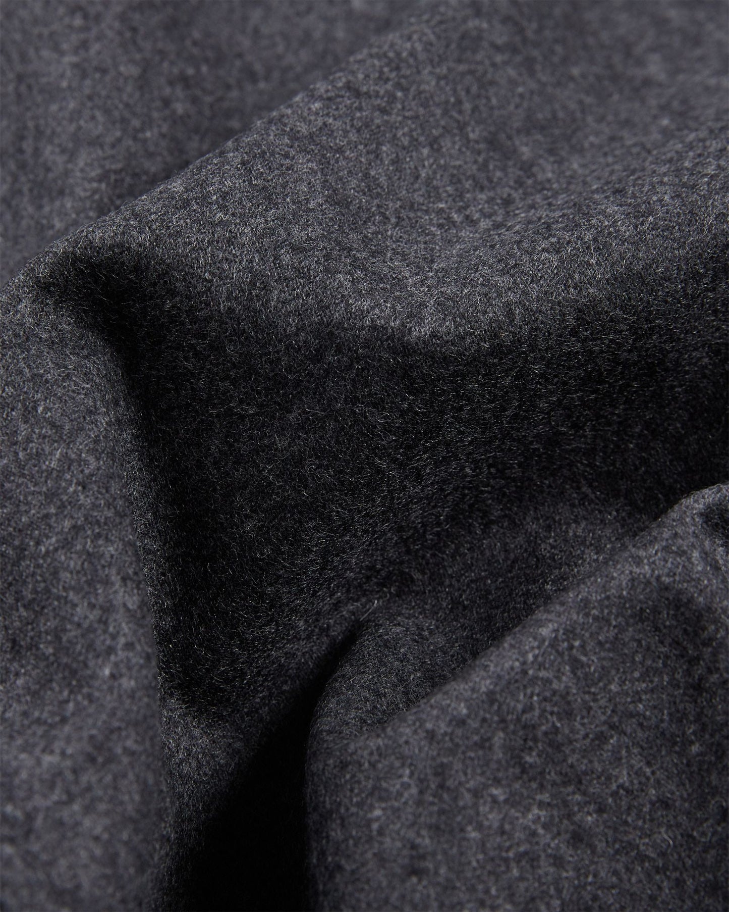 Regular fit wool and cashmere flannel jacket