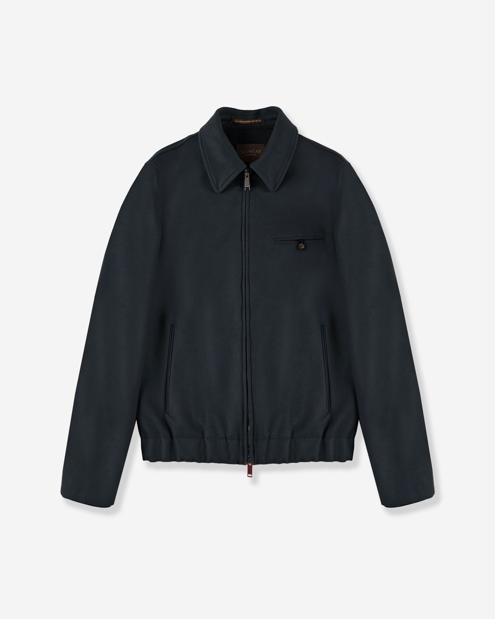 Montedoro Wool and cashmere Primo bomber jacket dark blue