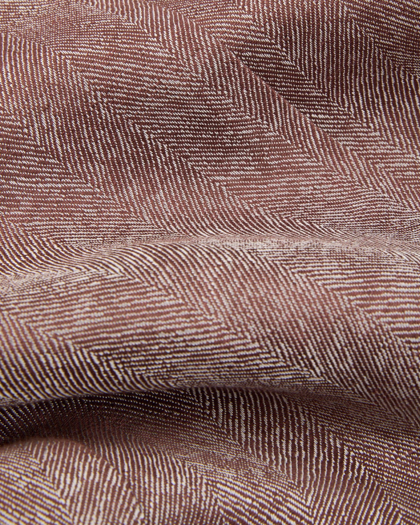 Montedoro - Double-breasted jacket in linen and viscose herringbone - havana