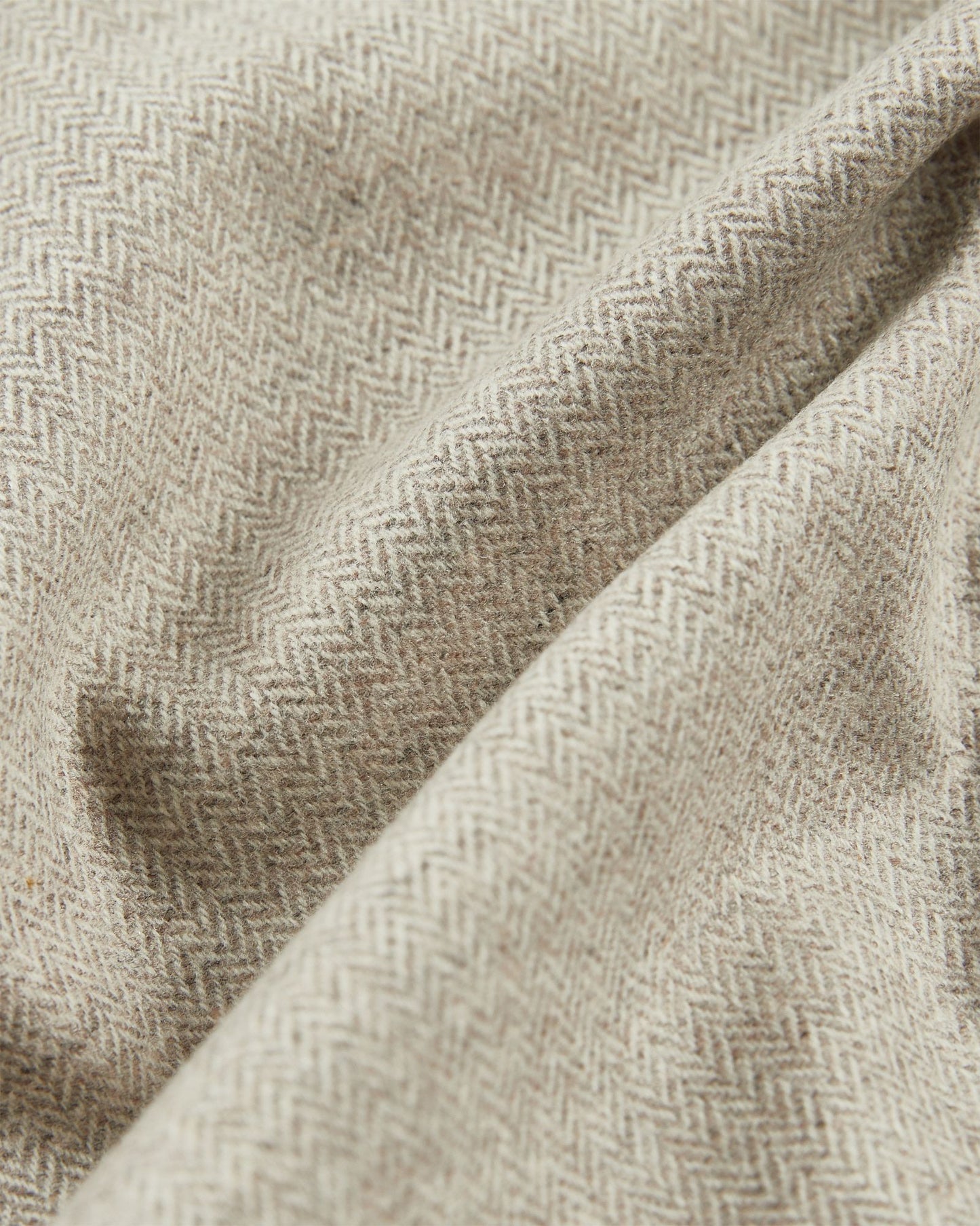 Wide fit jacket in stretch flannel