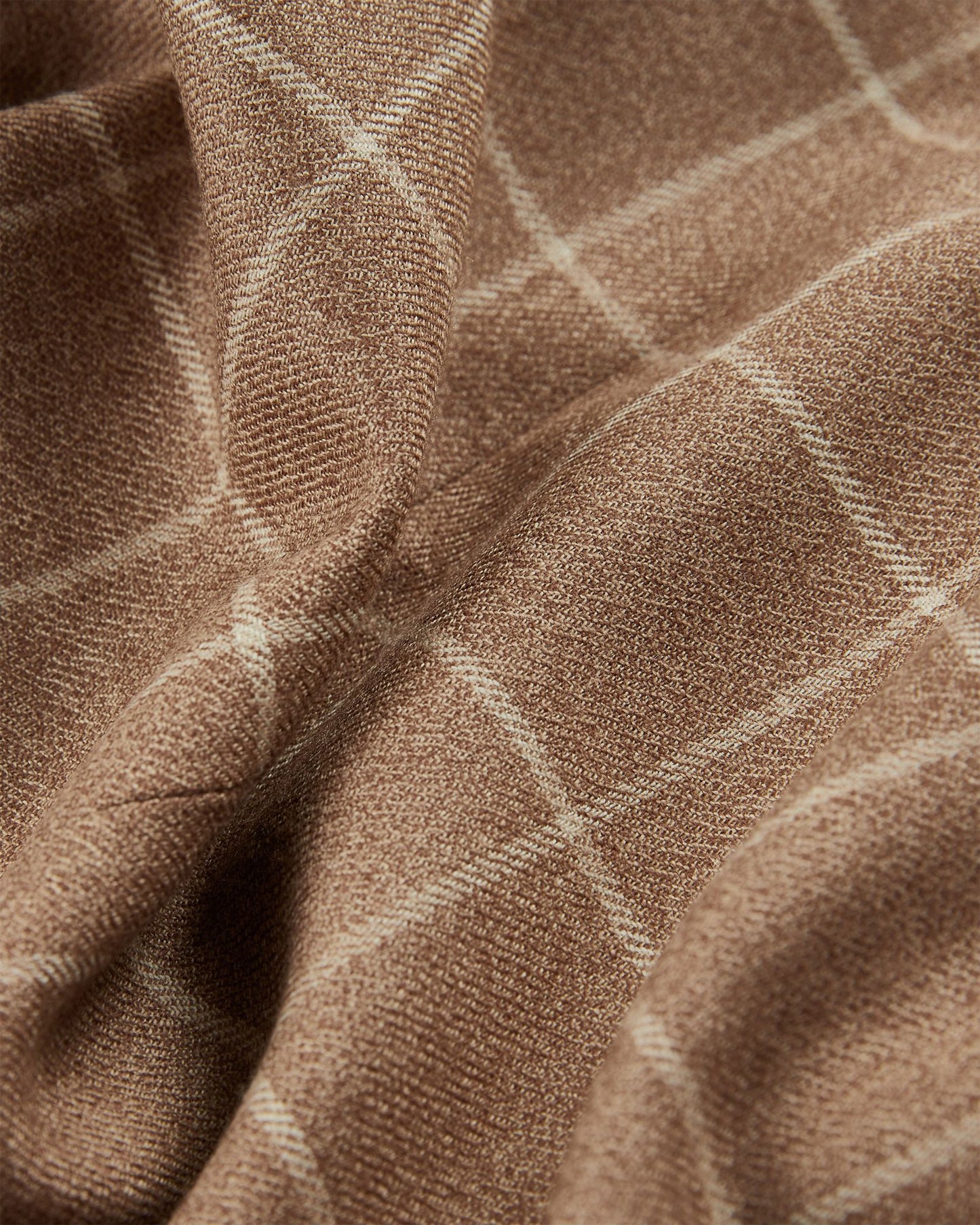 Regular fit double breasted flannel jacket