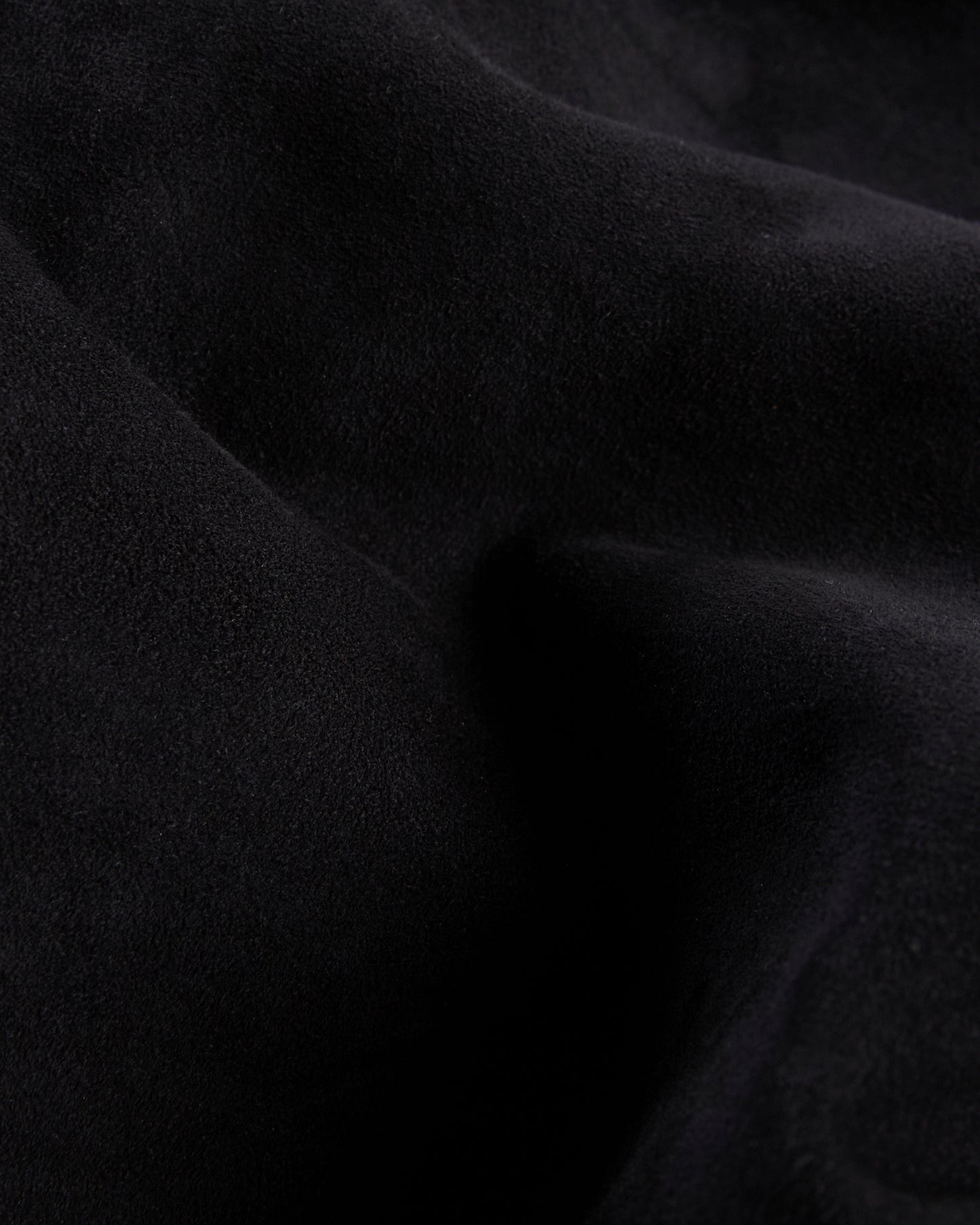 Suede leather overshirt