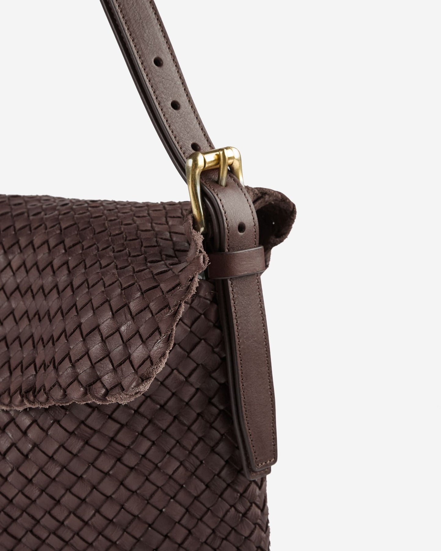 Massimo Palomba - Calfskin shoulder bag - pruce