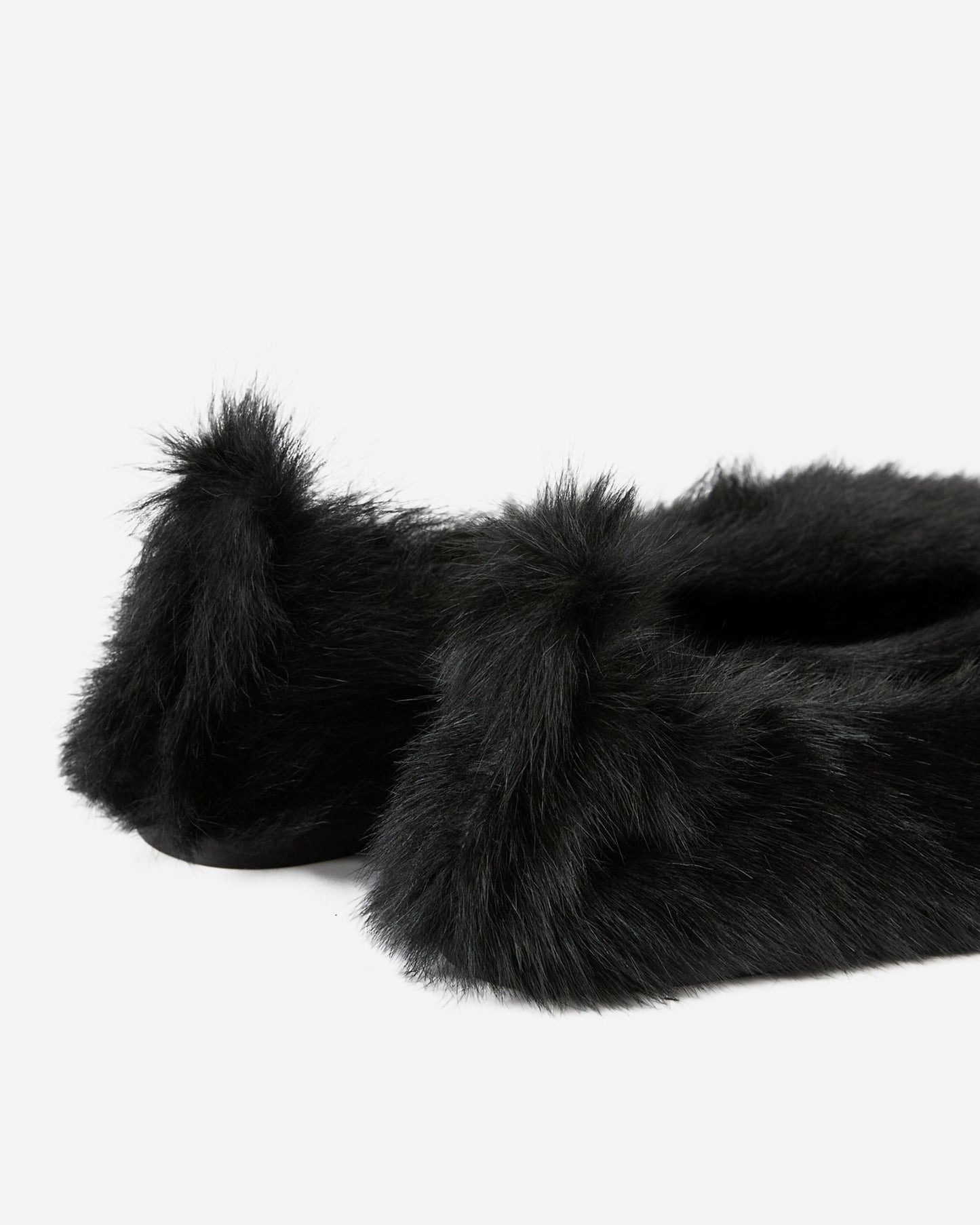 Ponyskin ballet pumps