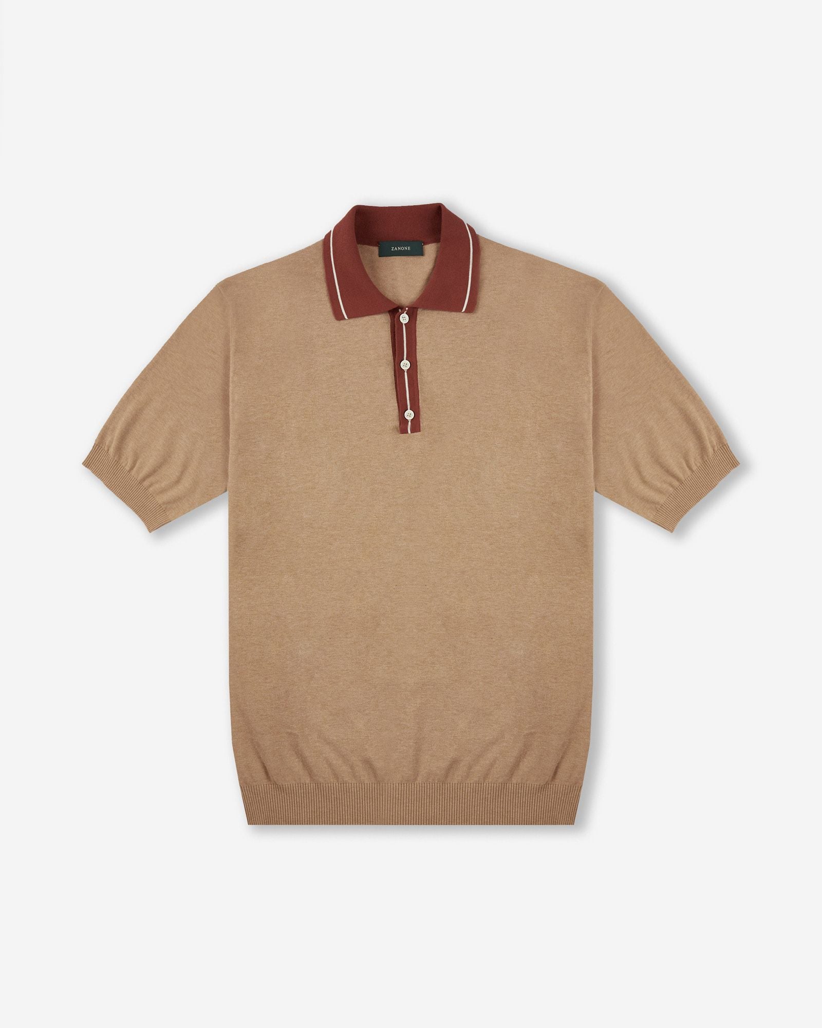 Beverly Hills Camicia Lino Polo Puro Lino Camicia Polo Club