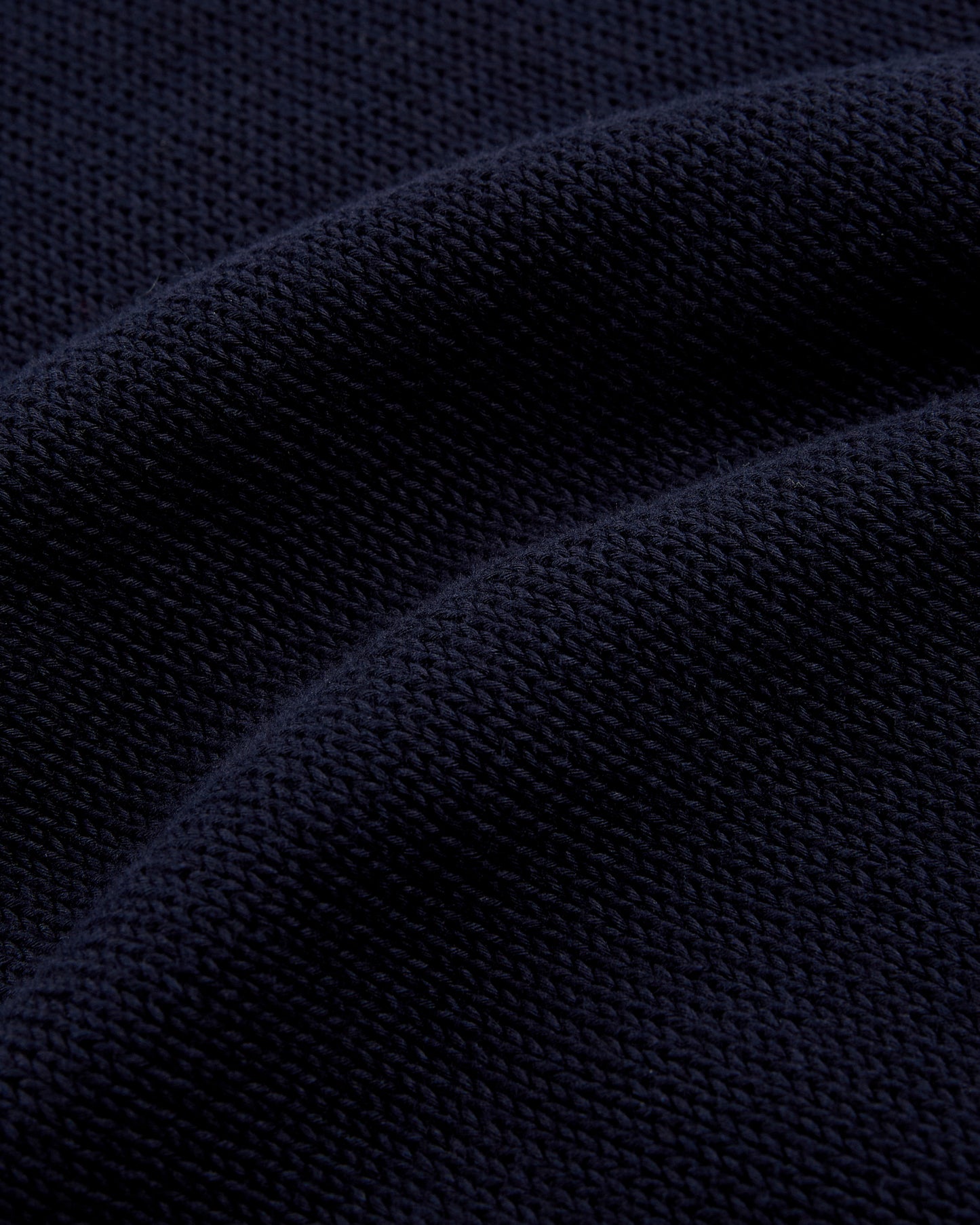 Slim fit cotton crew-neck jumper