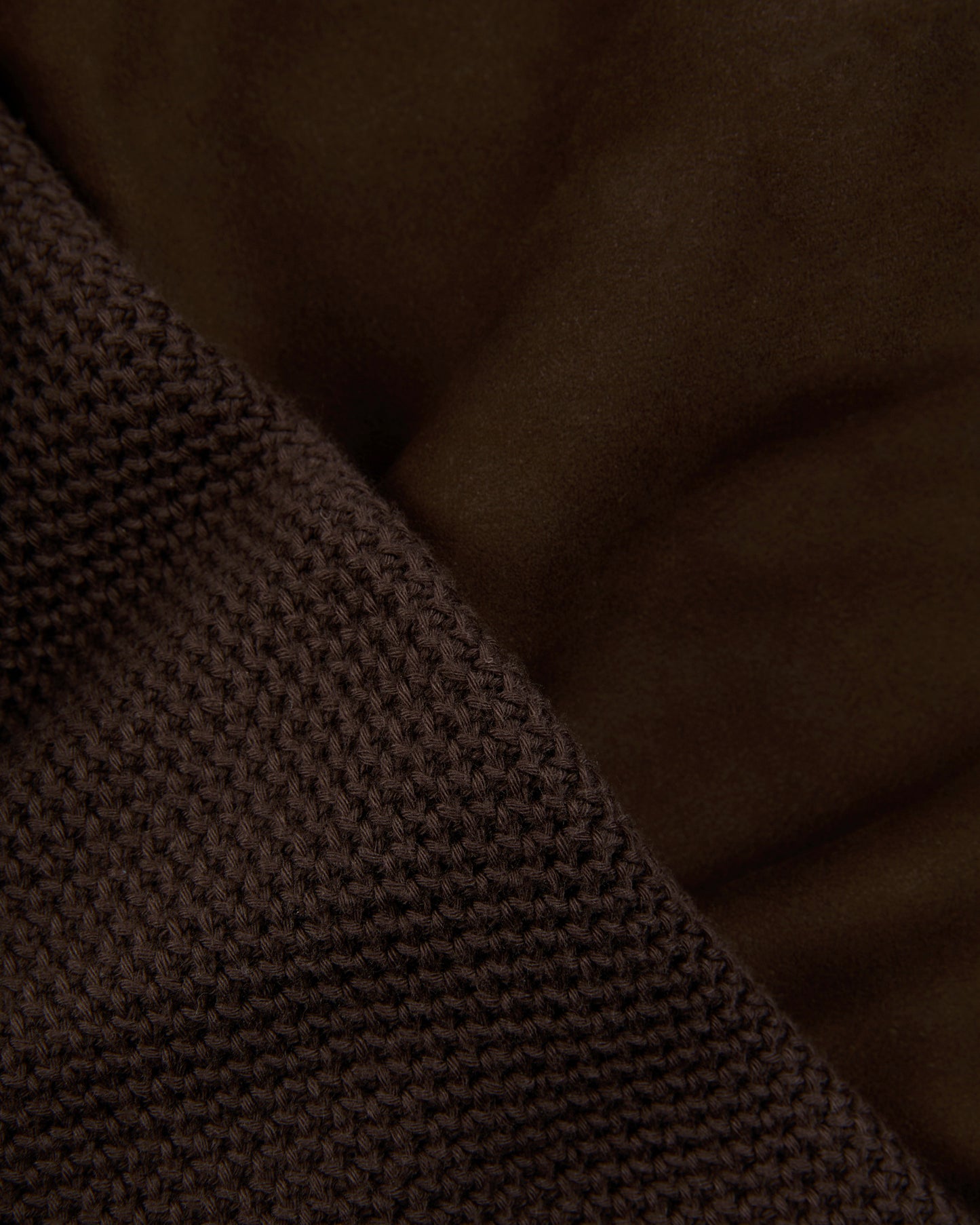 Bomber slim fit en cuir suédé et coton