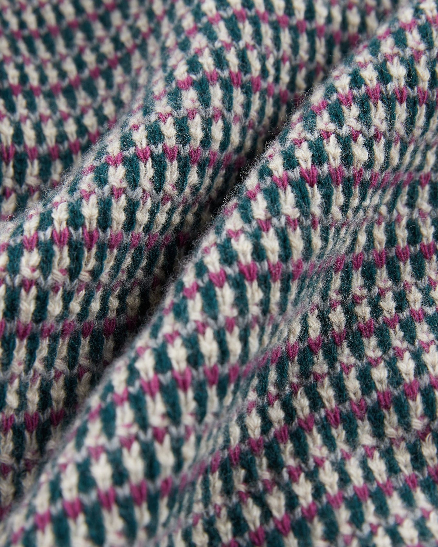 Zanone - Slim fit Geelong wool cardigan - beige + grey + forest + cherry