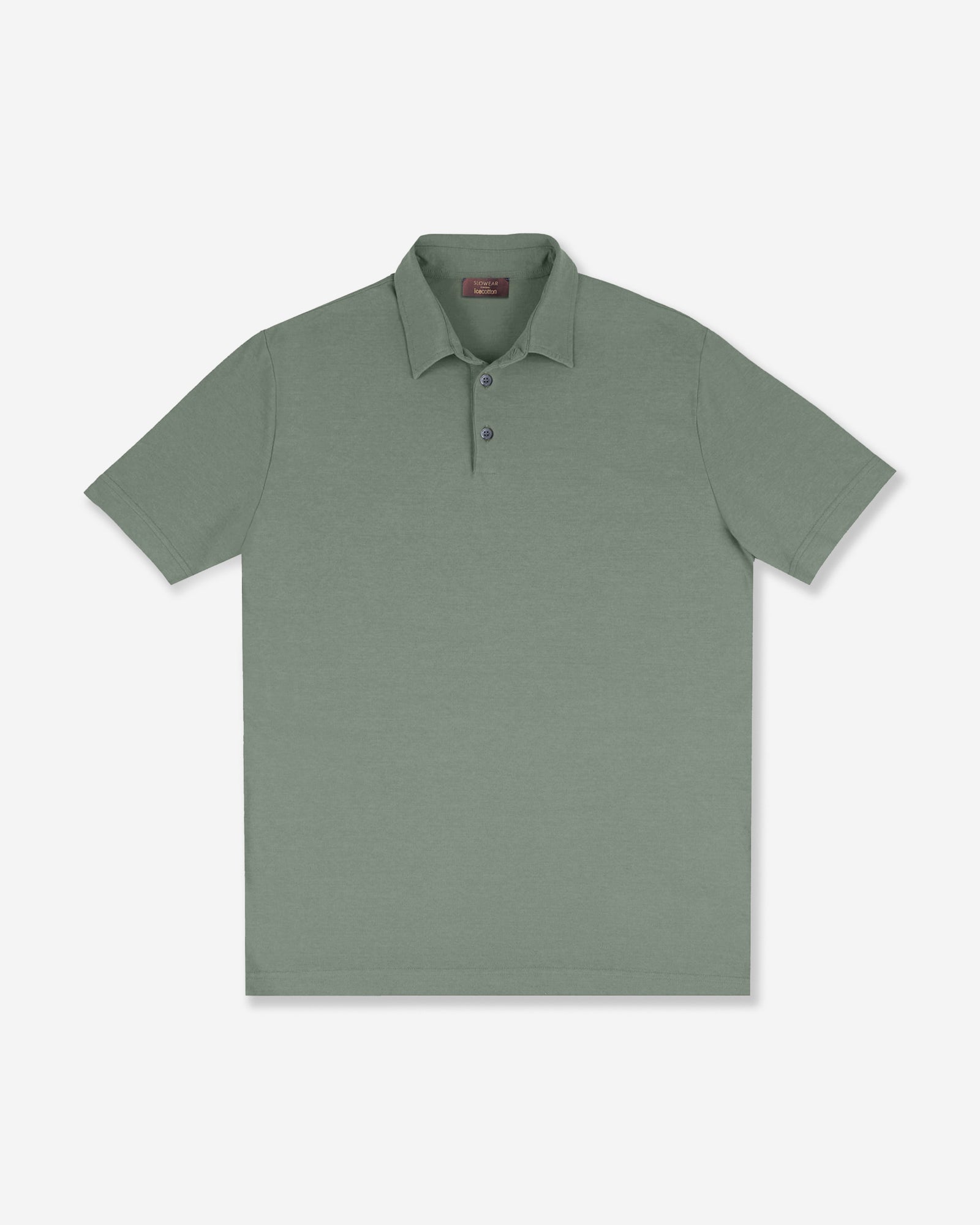 Zanone - Slim fit IceCotton polo shirt - military – Slowear