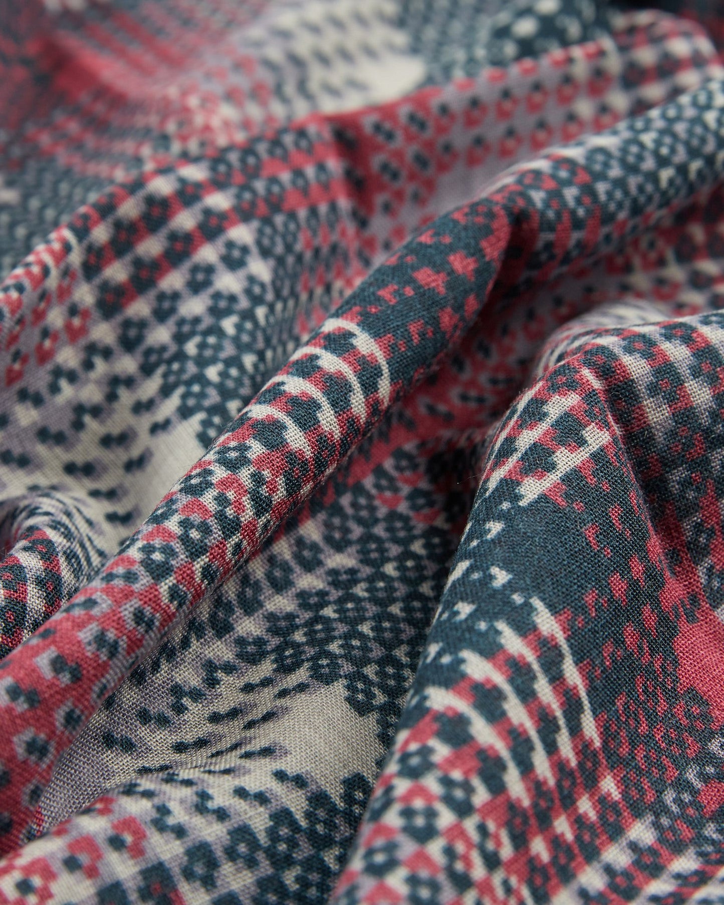 Zanone - Lightweight wool scarf - blue