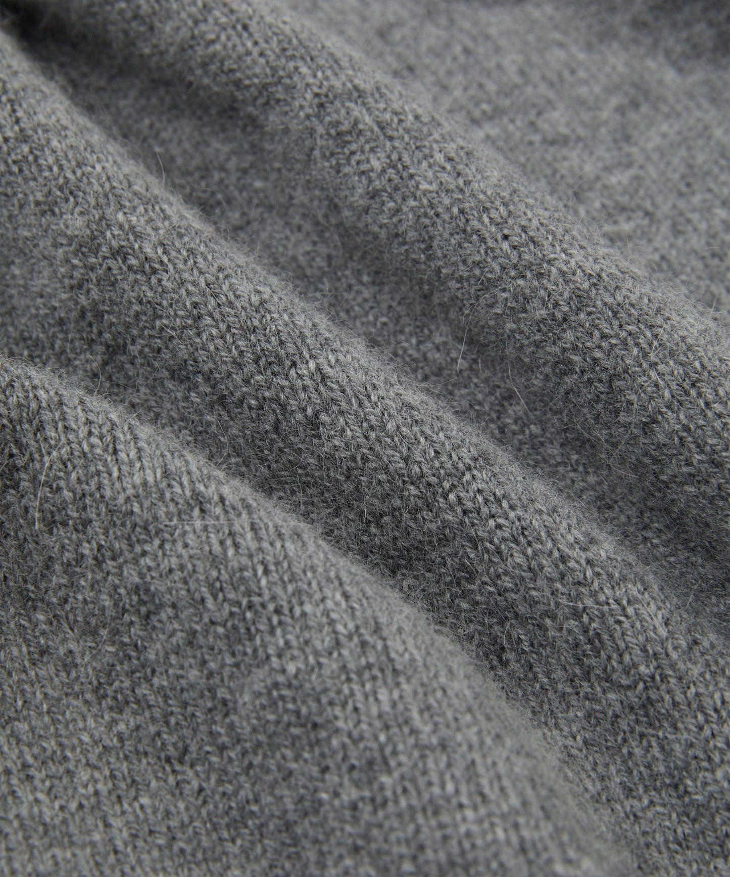 Wool and Angora mock neck sweater