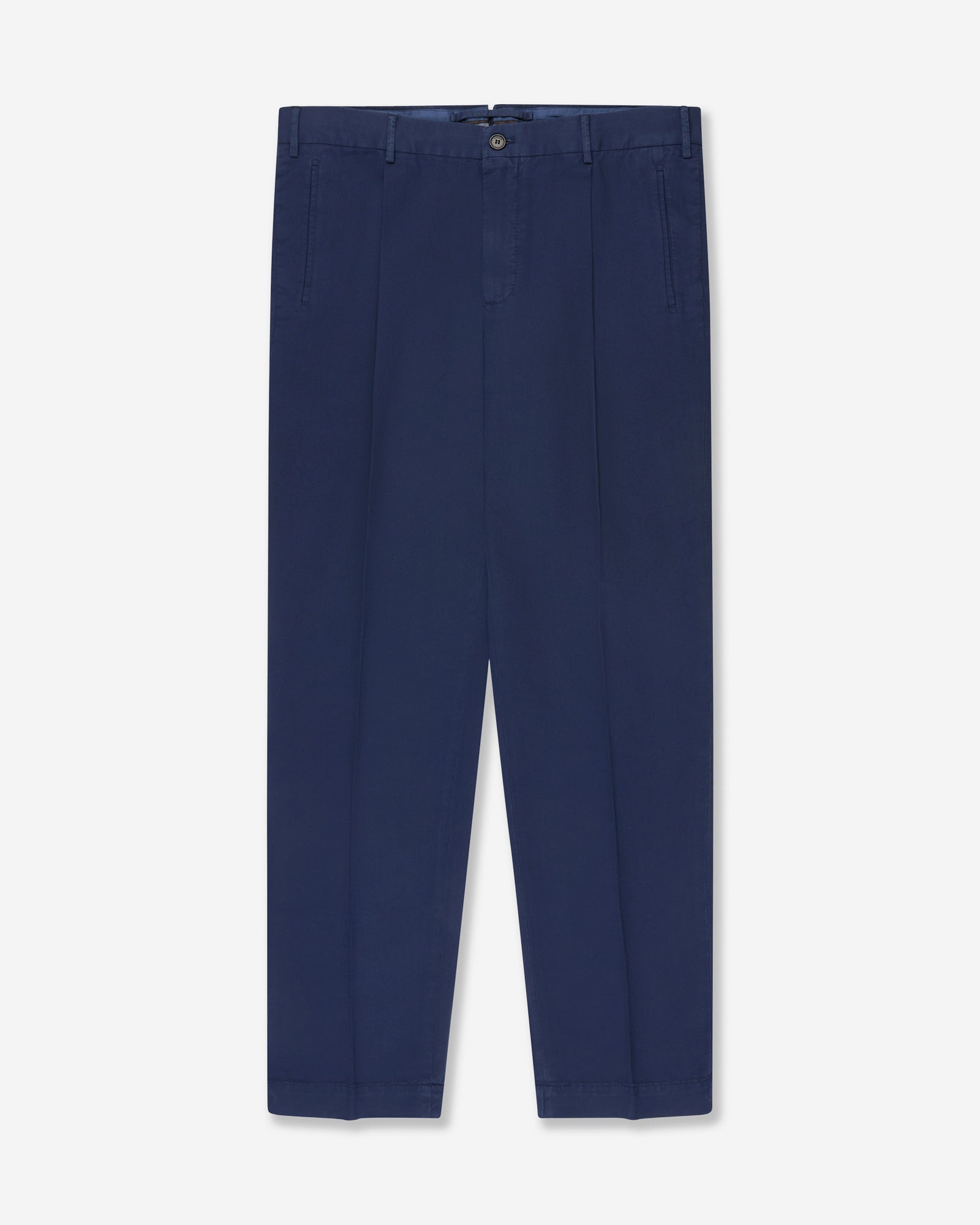 Incotex - Tapered fit Chinolino ice crêpe trousers - medium blue