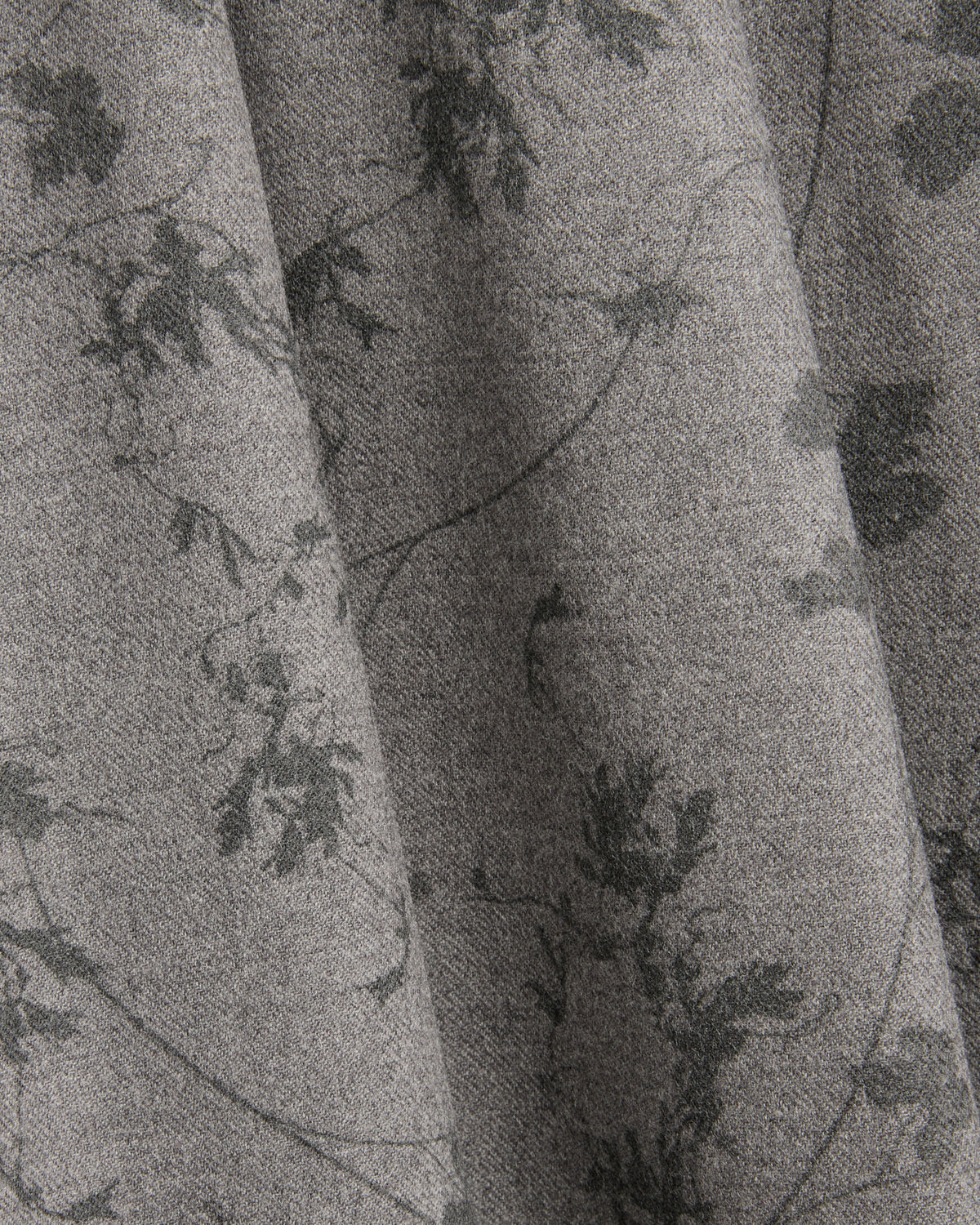Jupe plissée en flanelle à imprimé floral