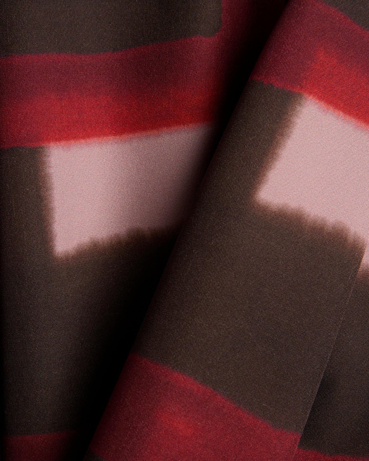 Plisseerock aus bedrucktem Polyester