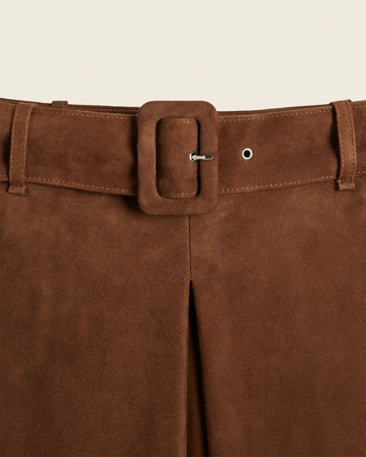 Suede skirt