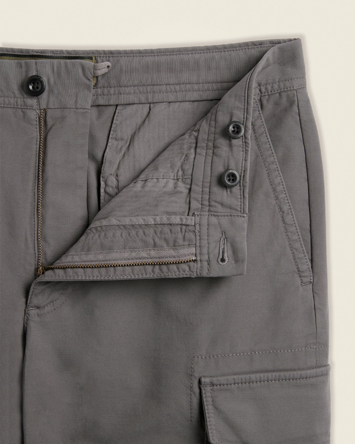 Cargohose Tapered Fit aus Summer Satin