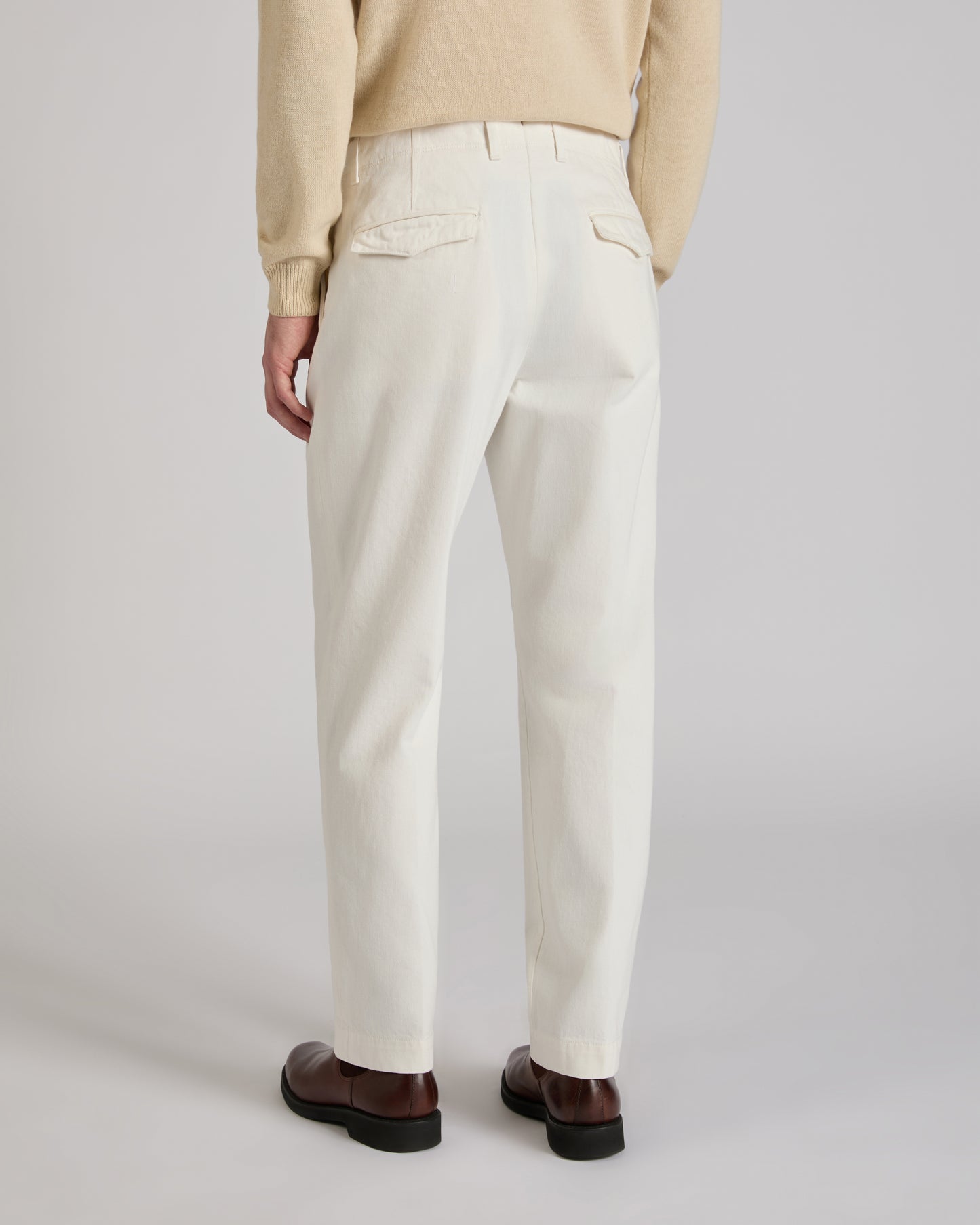 Hose Loose Fit aus Baumwoll-Bull