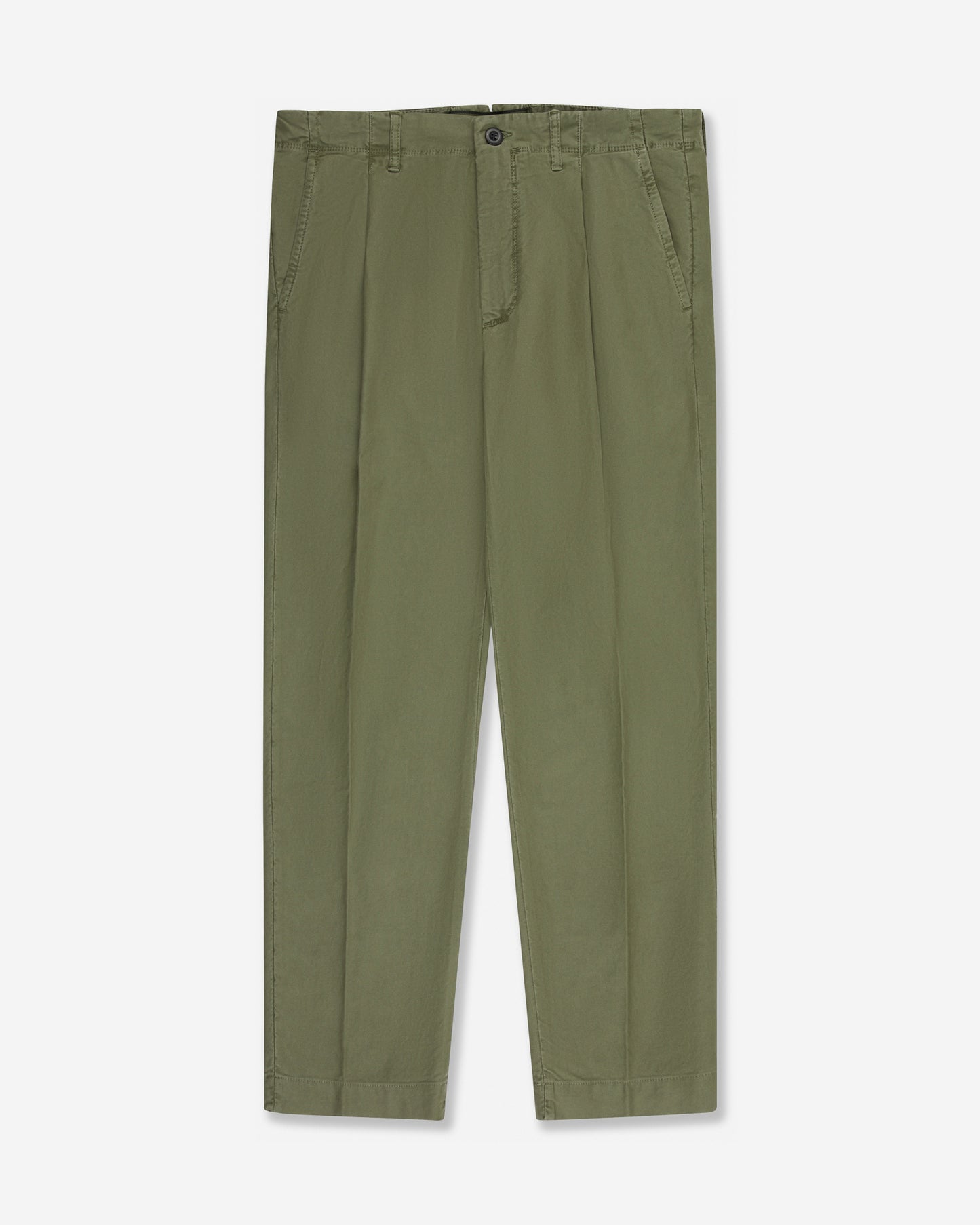 Loose fit tricochino trousers