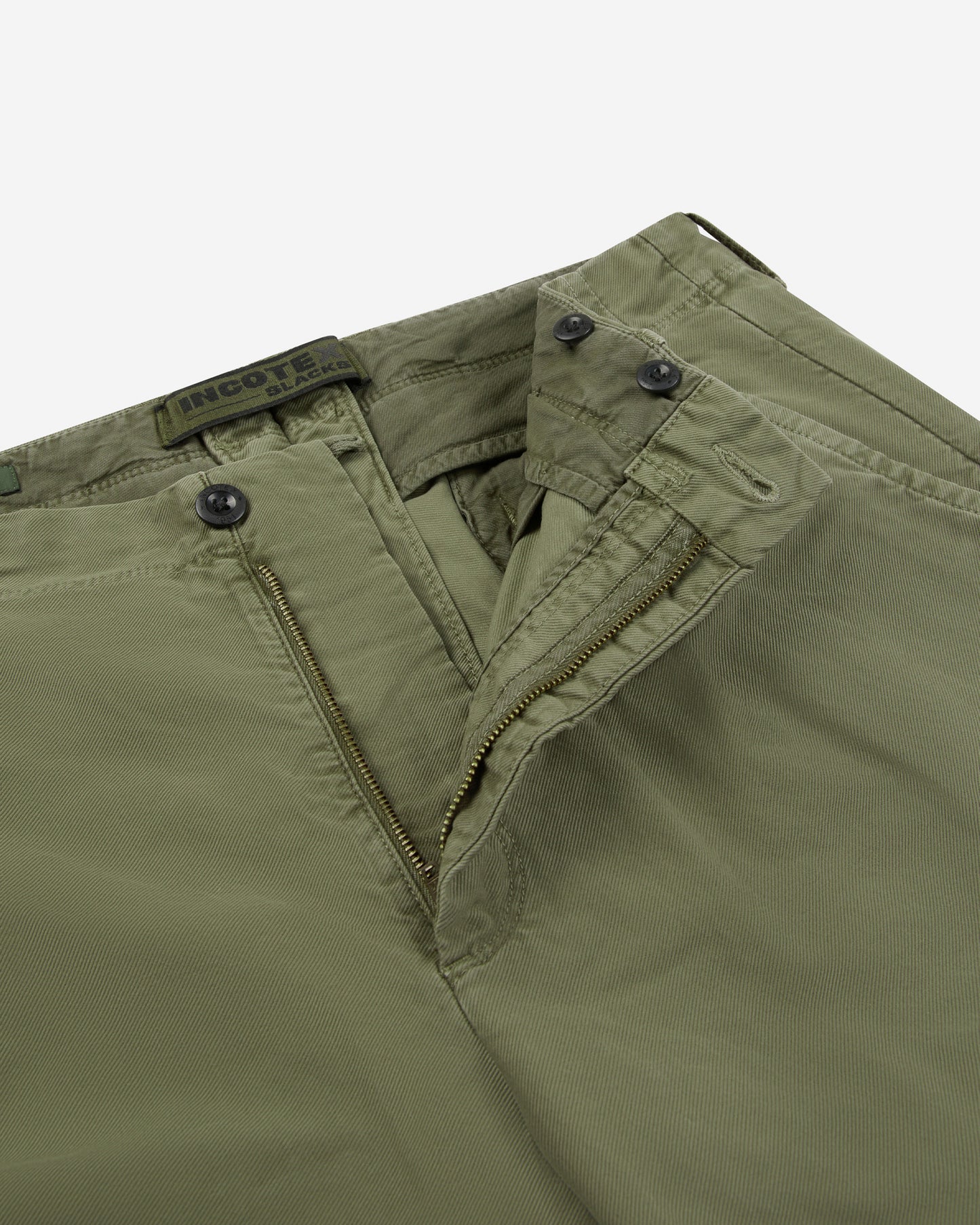 Loose fit tricochino trousers