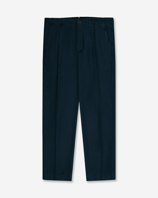 Loose fit tricochino trousers