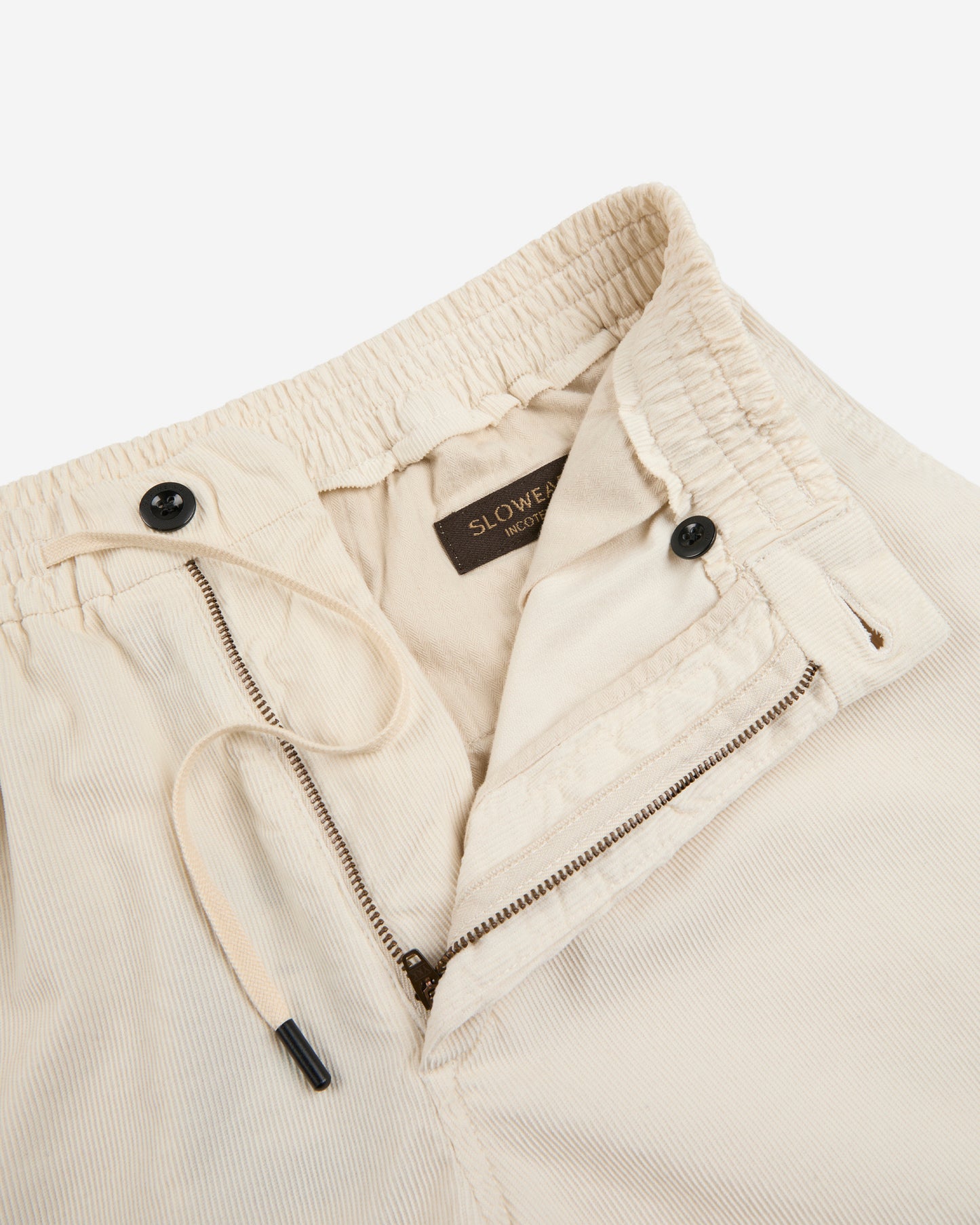 Regular fit corduroy Bermuda shorts