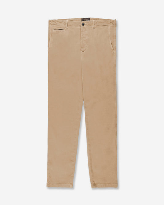 Pantalone tapered fit in cotone e lino