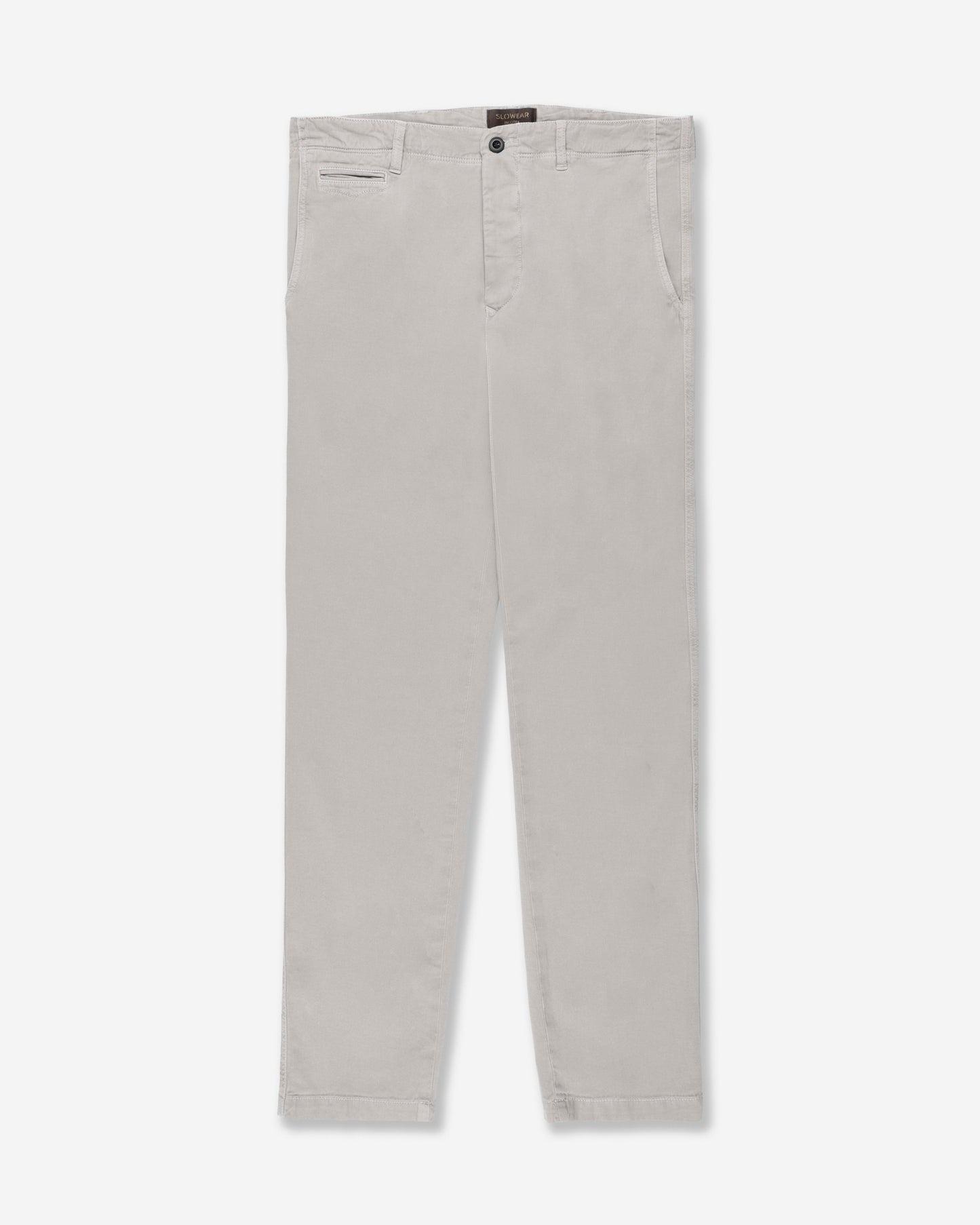 Tapered-fit cotton and linen trousers
