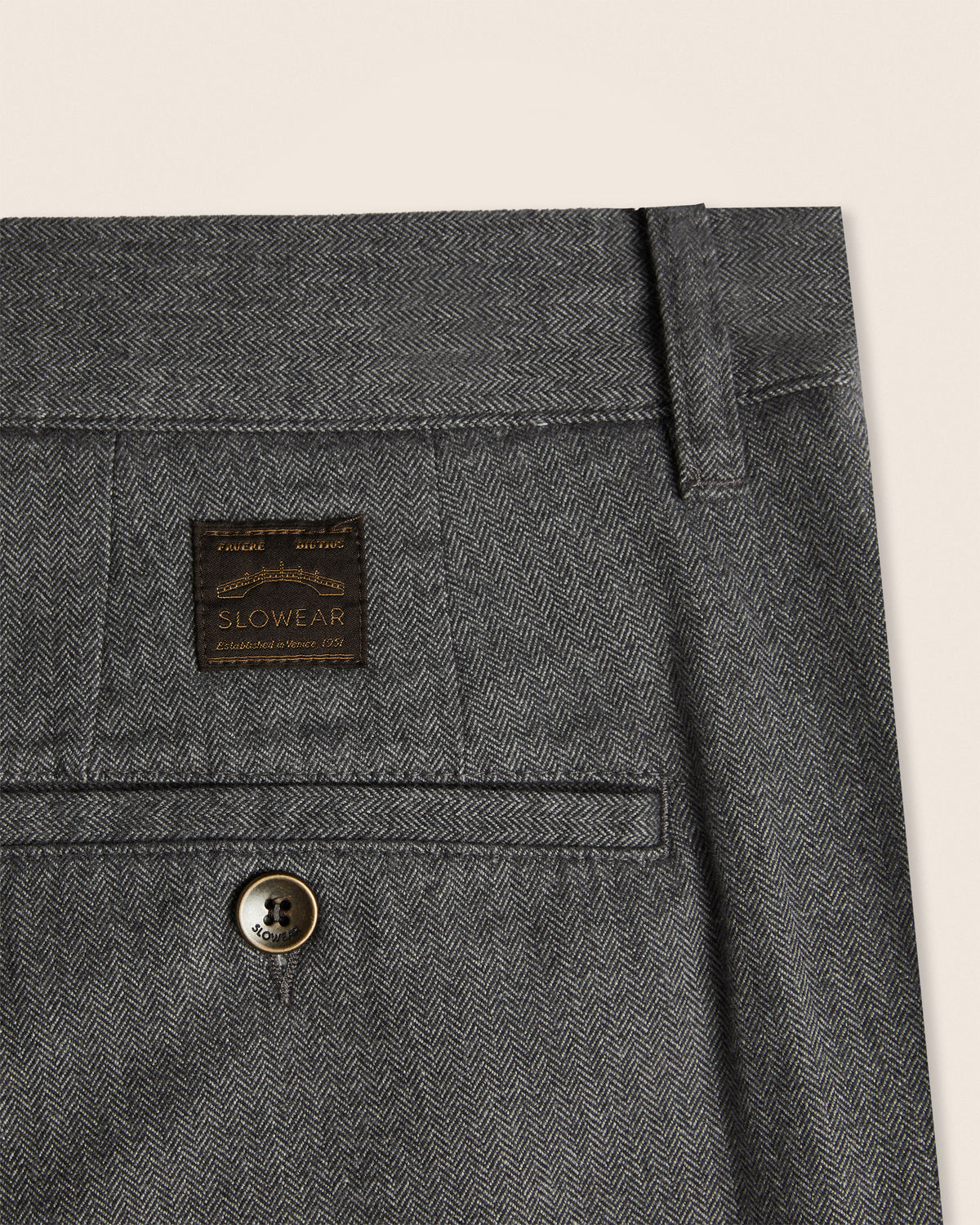 Pantalone regular fit in cotone
