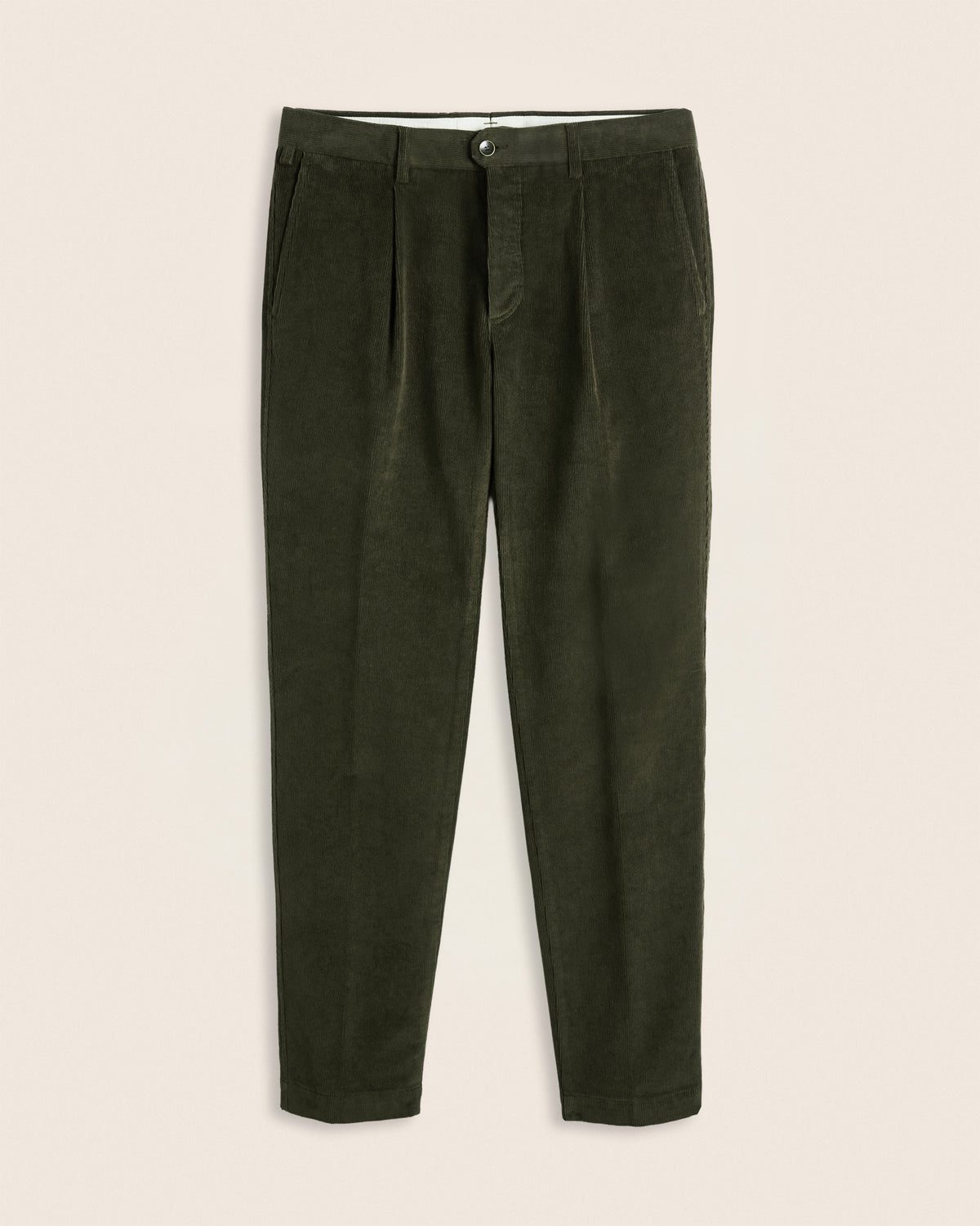 Pantalone regular fit in velluto a coste