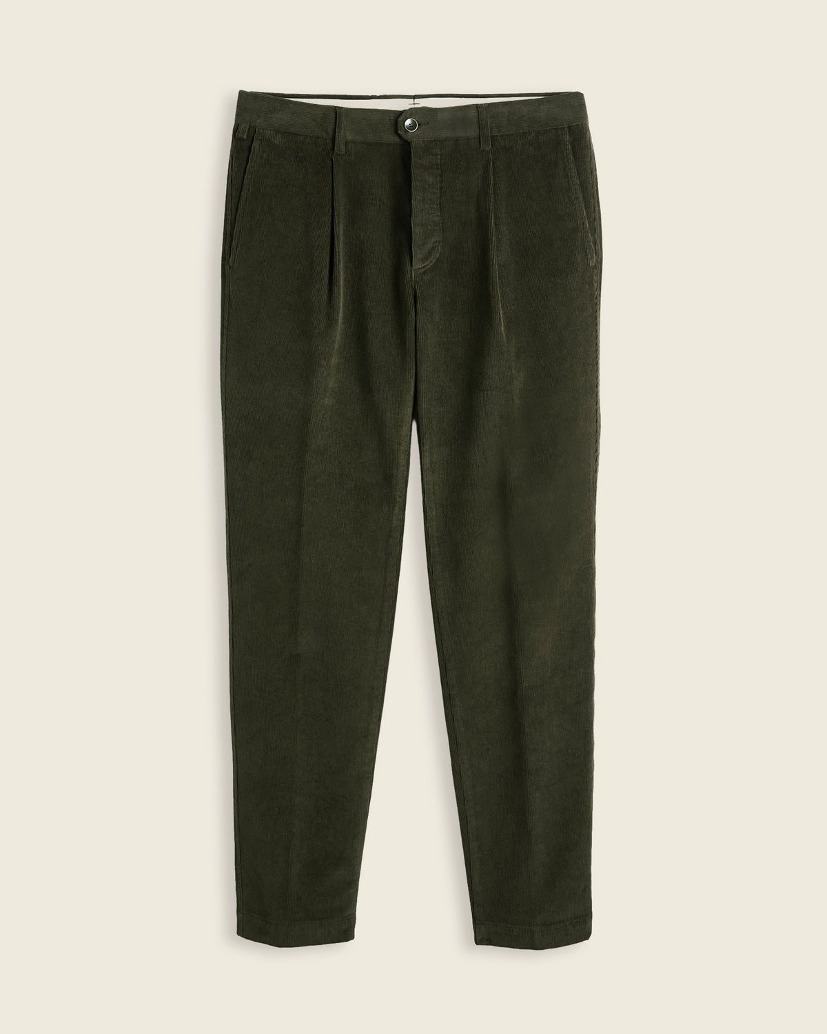 Regular fit corduroy trousers