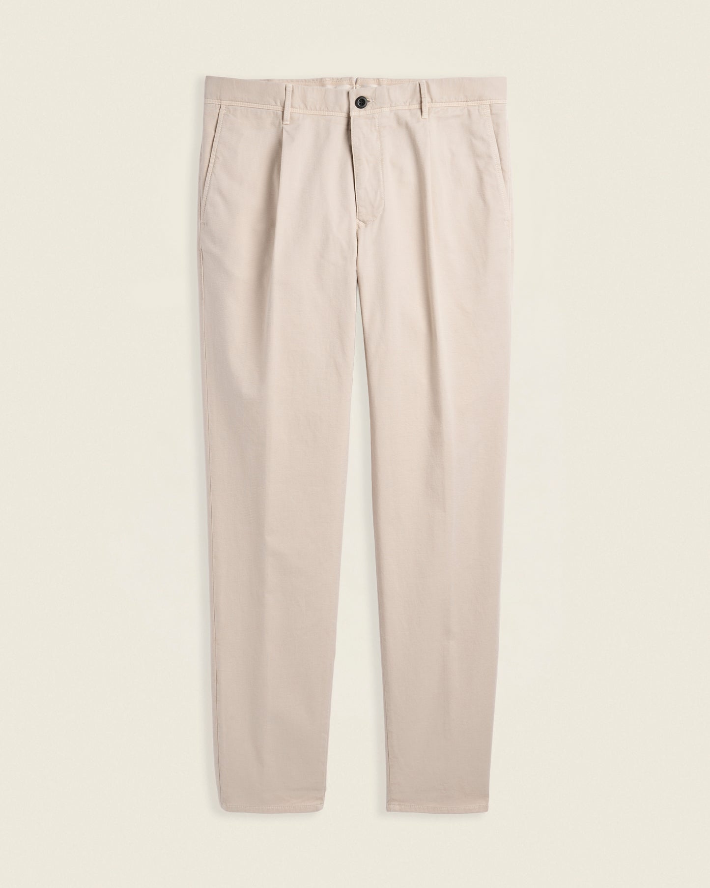 Tapered-fit stretch cotton trousers
