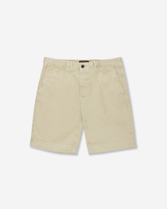 Slim-fit stretch gabardine Bermuda shorts