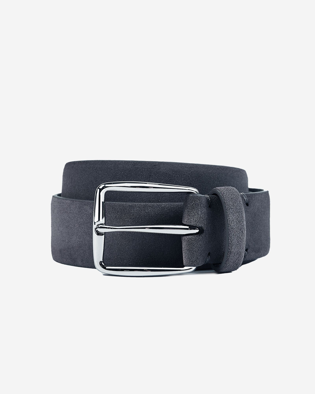Suede leather belt