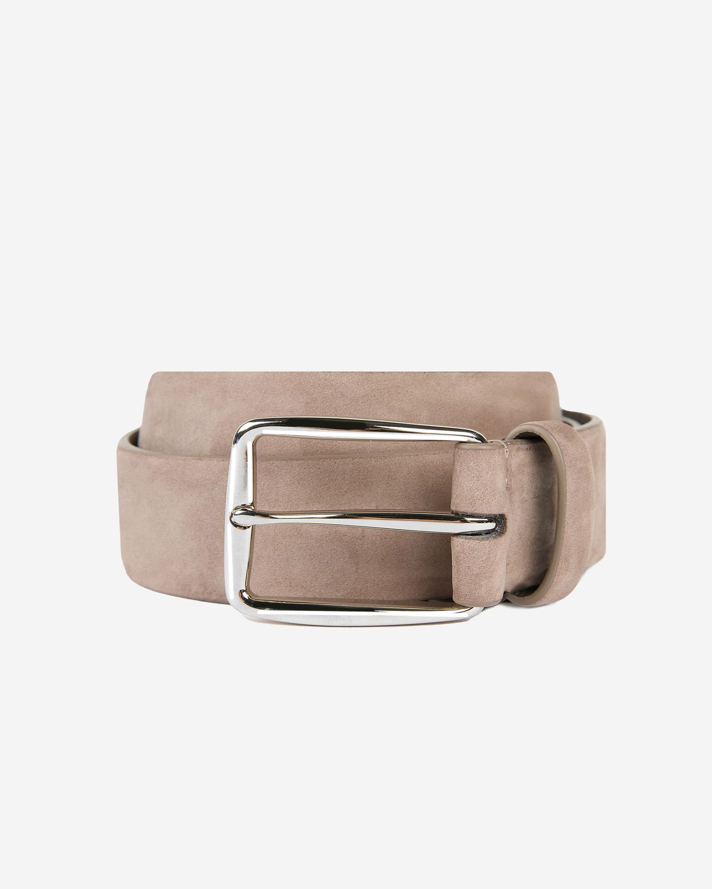 Nubuck leather belt